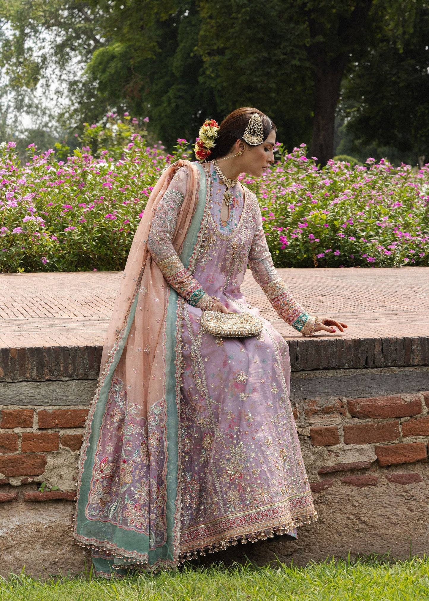 Hussain Rehar Gulrang The Doll House Festive Unstitched '26 Pakistani designer outfit look 5