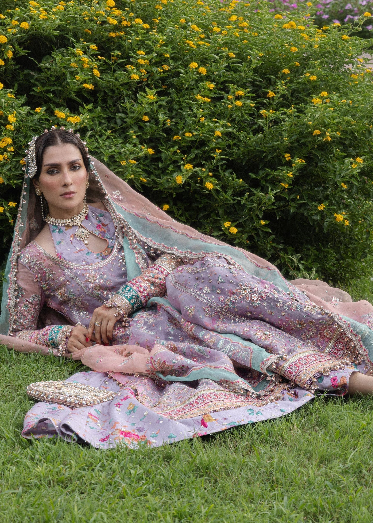 Hussain Rehar Gulrang The Doll House Festive Unstitched '26 Pakistani designer outfit look 7