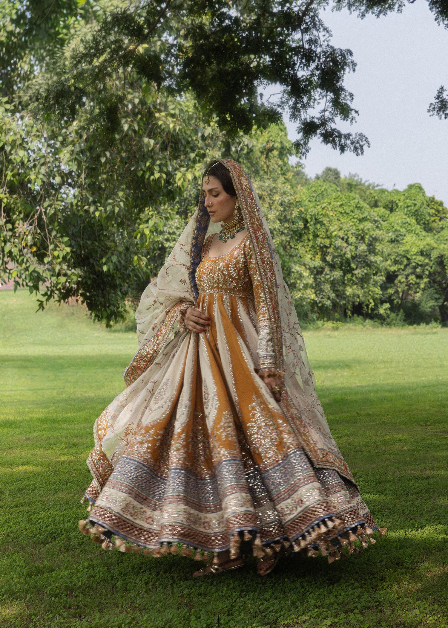 Hussain Rehar Mehru The Doll House Festive Unstitched '26 Pakistani designer outfit look 2