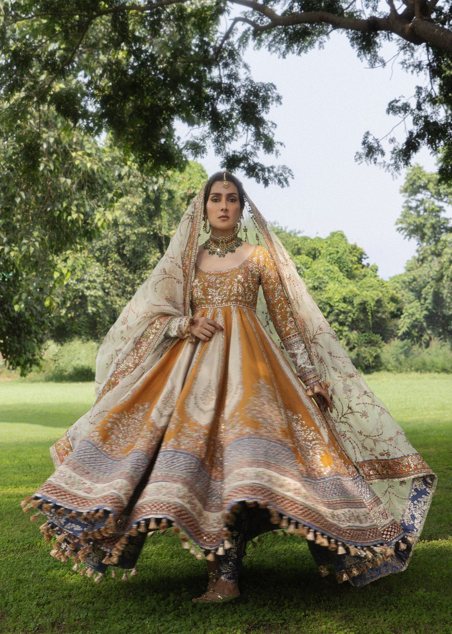 Hussain Rehar Mehru The Doll House Festive Unstitched '26 Pakistani designer outfit look 3