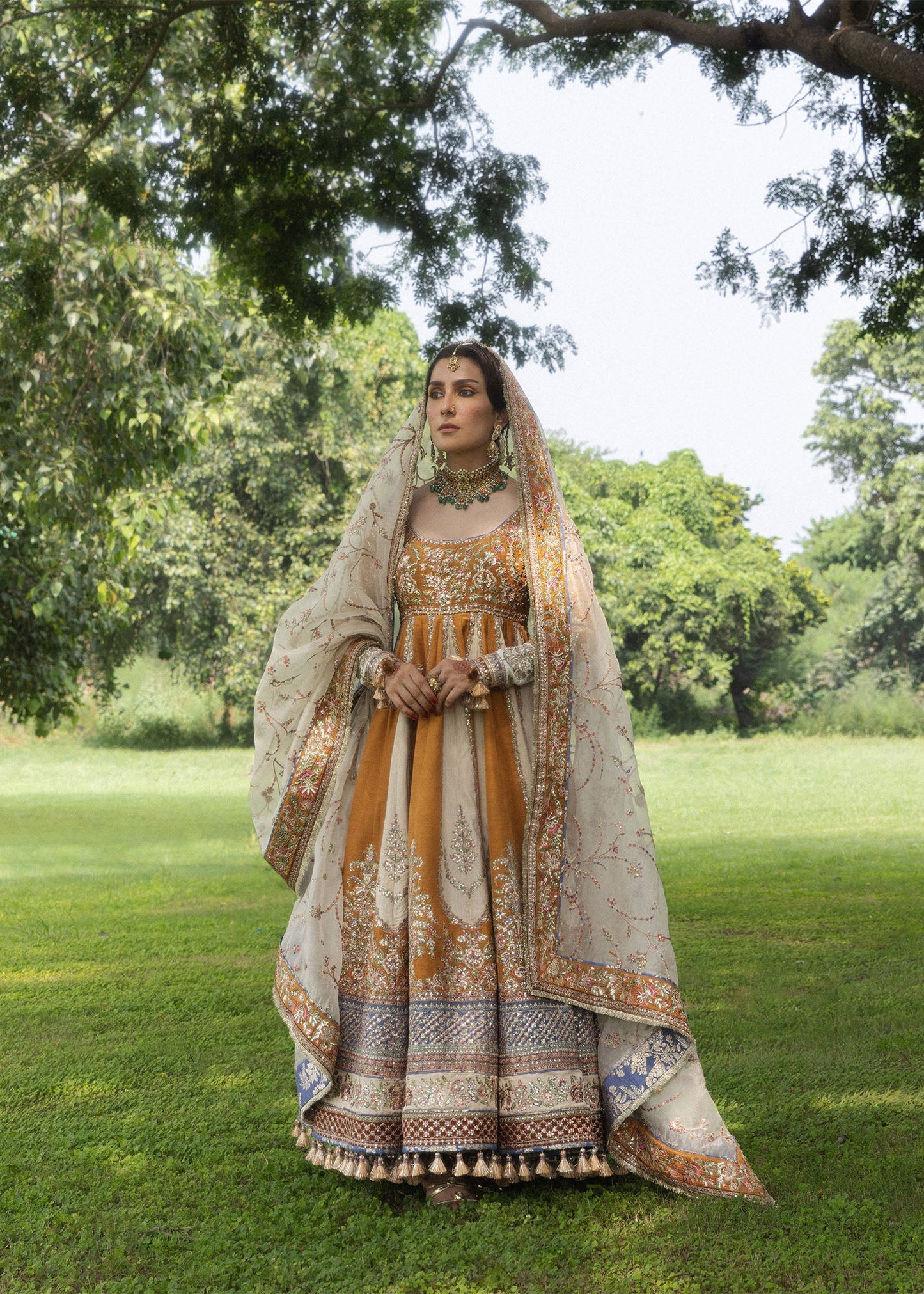 Hussain Rehar Mehru The Doll House Festive Unstitched '26 Pakistani designer outfit look 4
