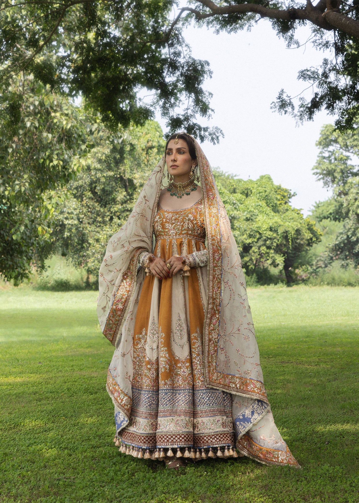 Hussain Rehar Mehru The Doll House Festive Unstitched '26 Pakistani designer outfit look 4