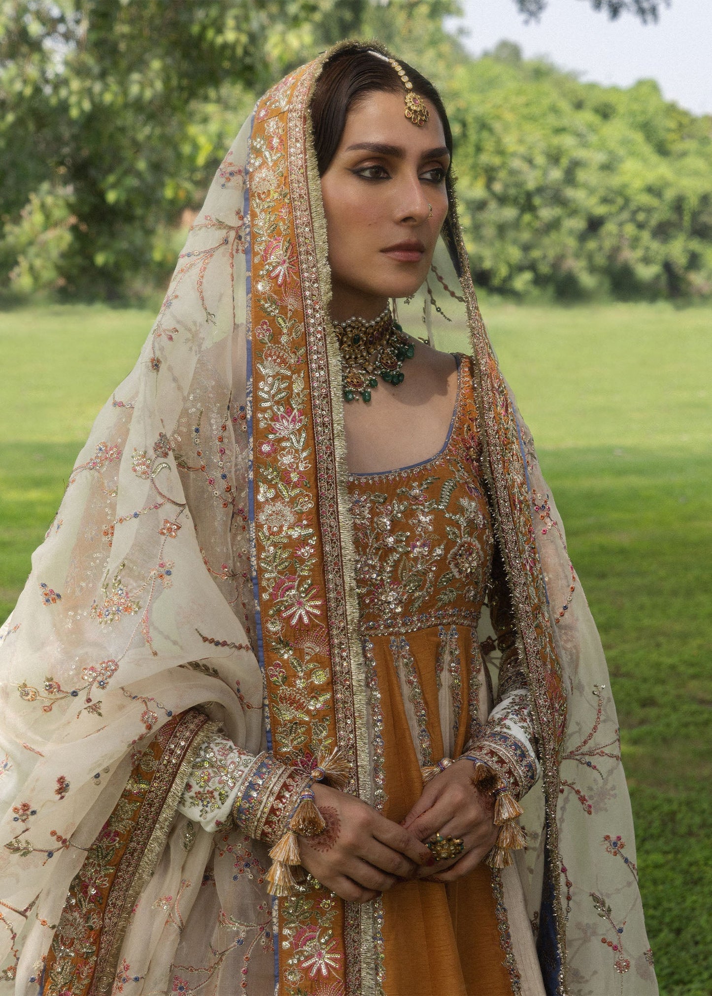 Hussain Rehar Mehru The Doll House Festive Unstitched '26 Pakistani designer outfit look 5