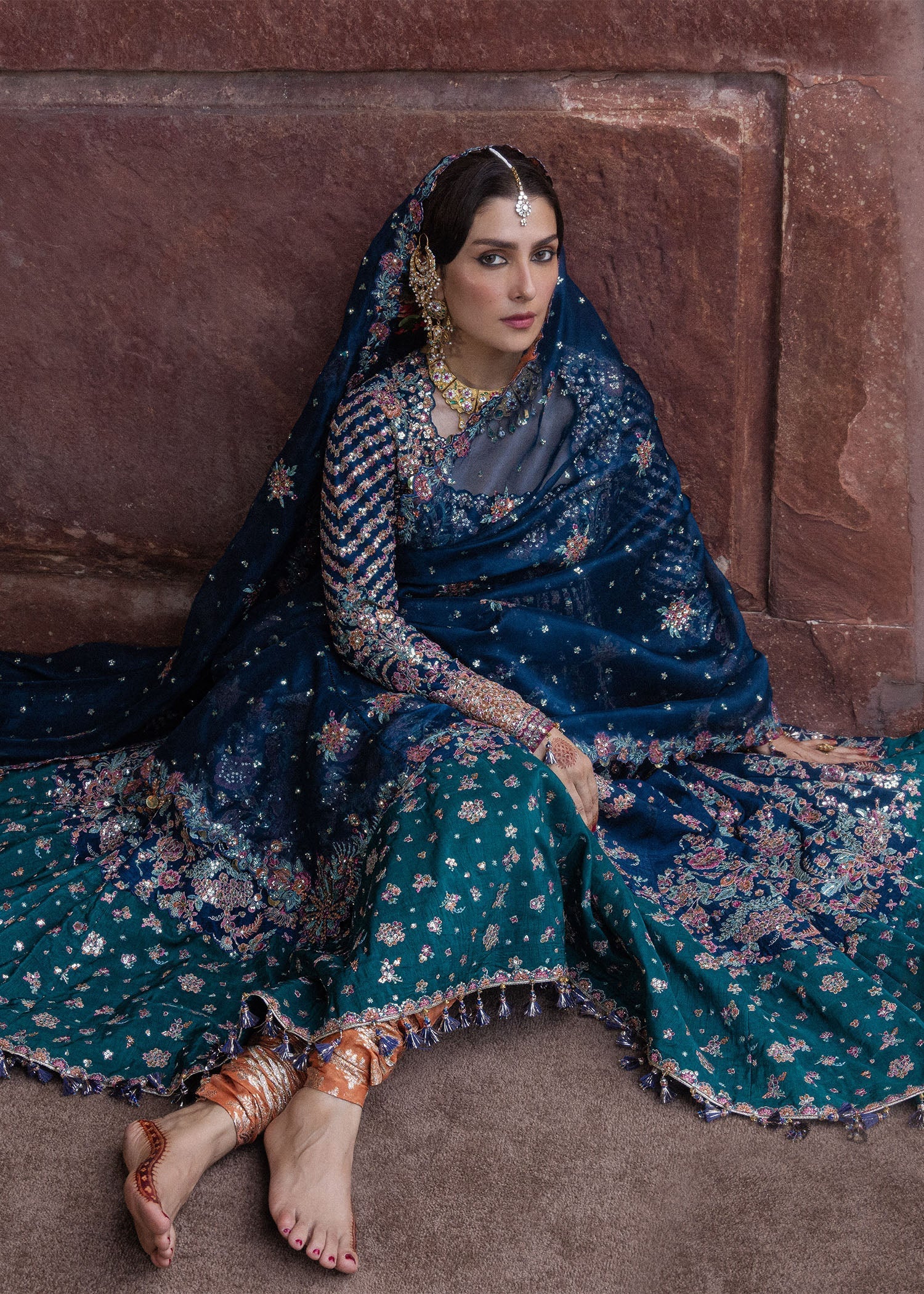 Hussain Rehar Dill Afroz The Doll House Festive Unstitched '26 Pakistani designer outfit look 6
