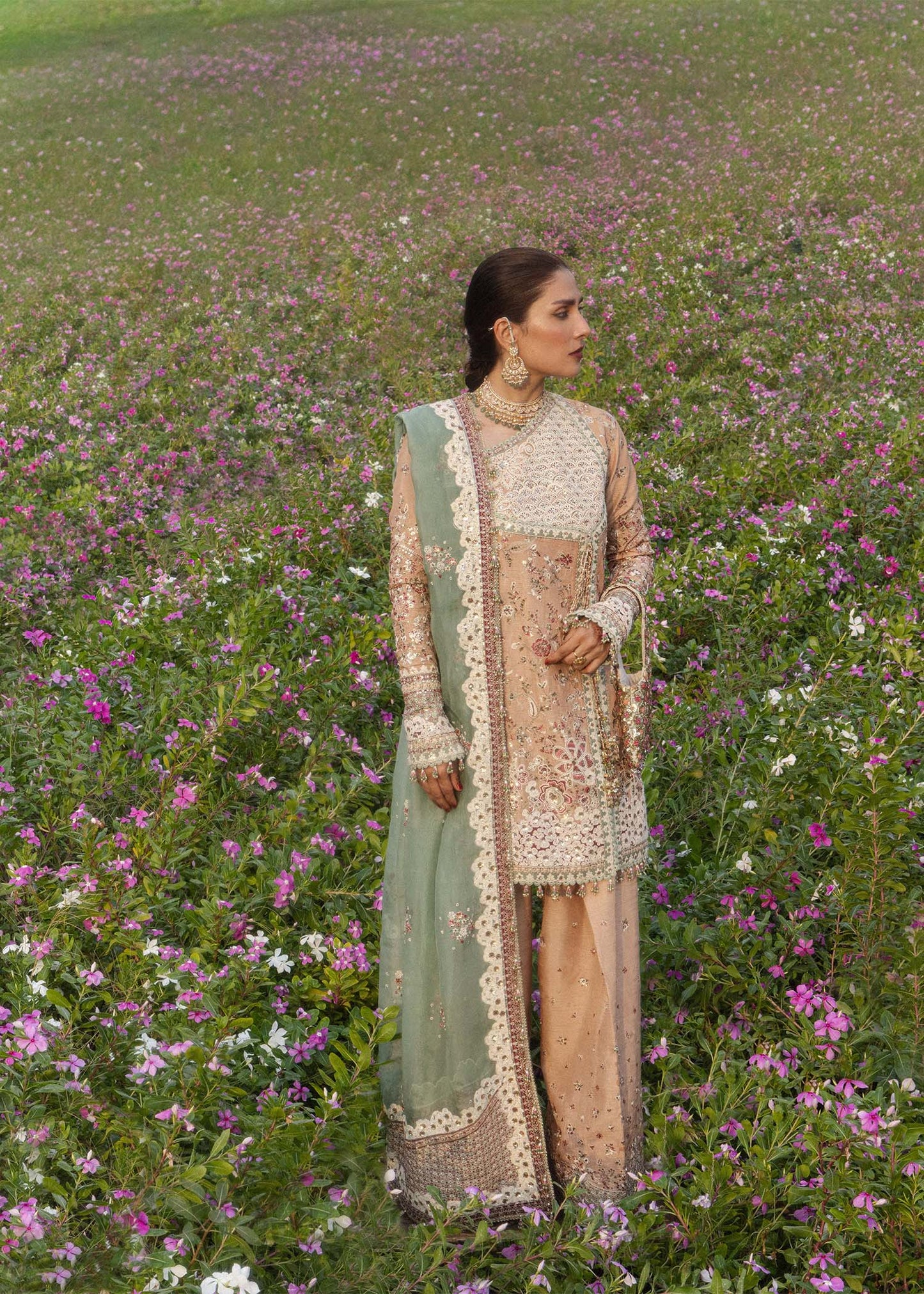 Hussain Rehar Gohar - Ara The Doll House Festive Unstitched '26 Pakistani designer outfit look 1
