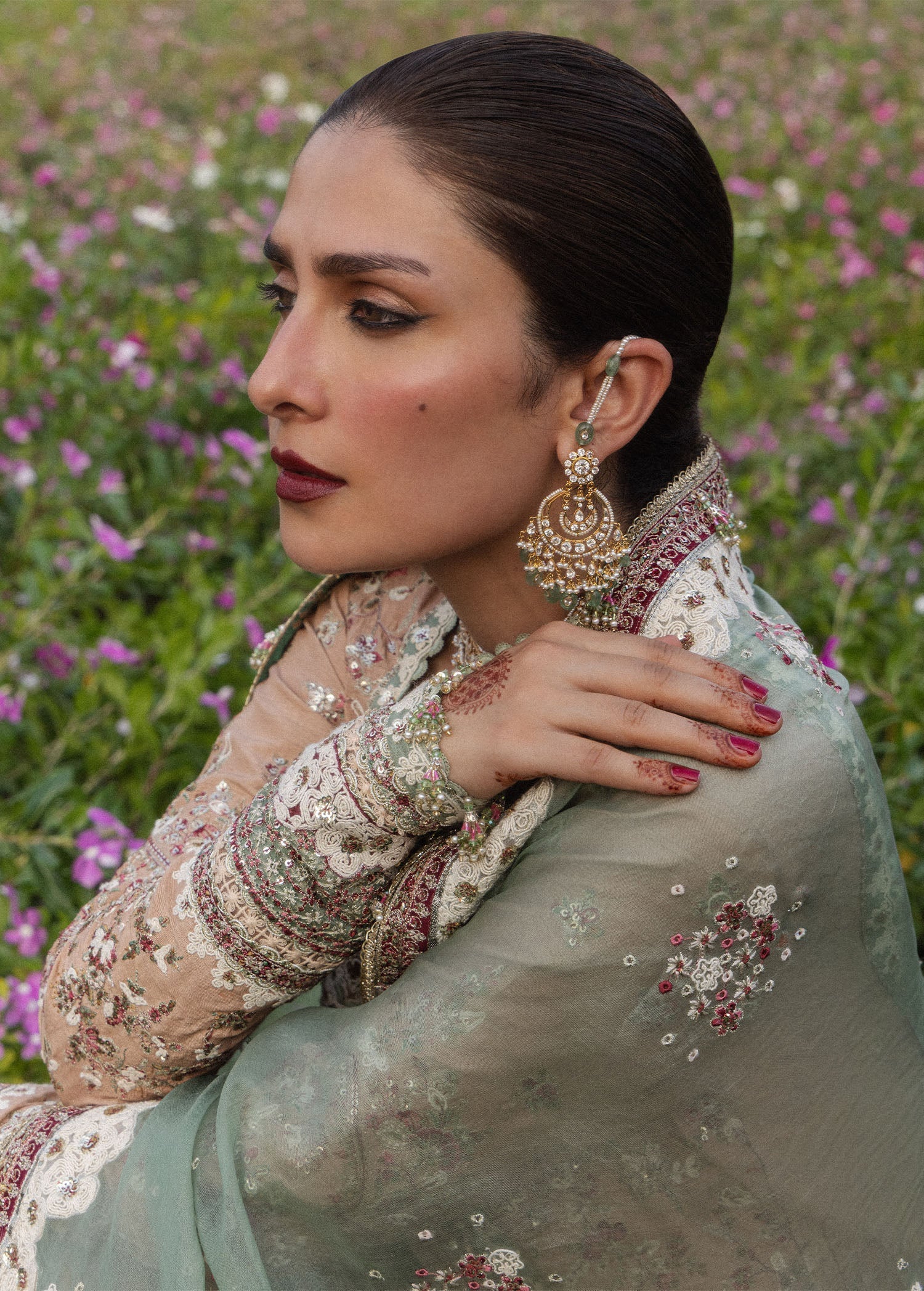 Hussain Rehar Gohar - Ara The Doll House Festive Unstitched '26 Pakistani designer outfit look 6