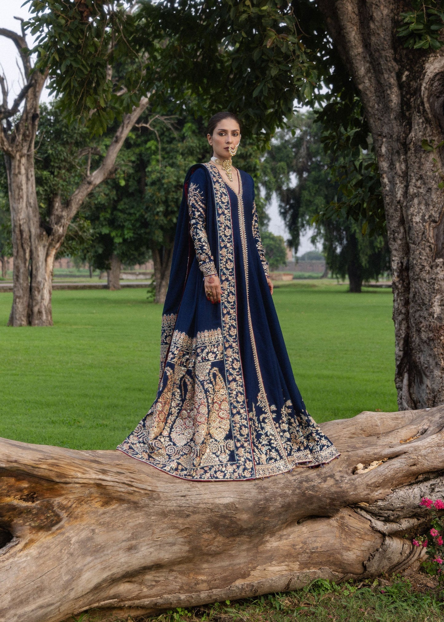 Hussain Rehar Neelum The Doll House Festive Unstitched '26 Pakistani designer outfit look 1