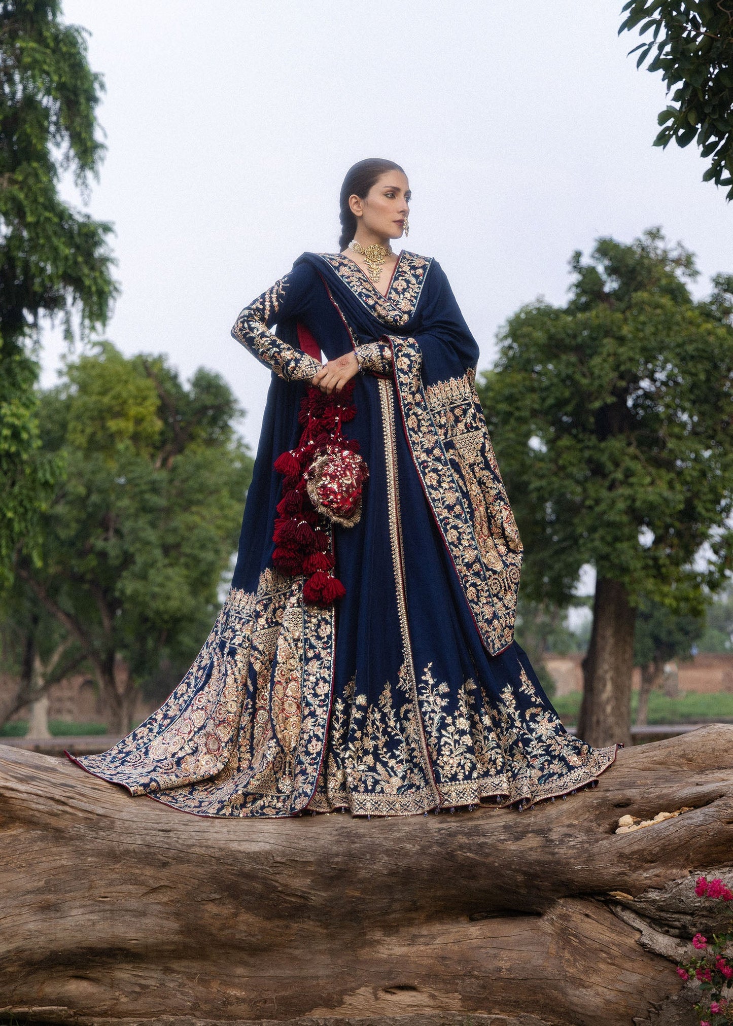 Hussain Rehar Neelum The Doll House Festive Unstitched '26 Pakistani designer outfit look 2