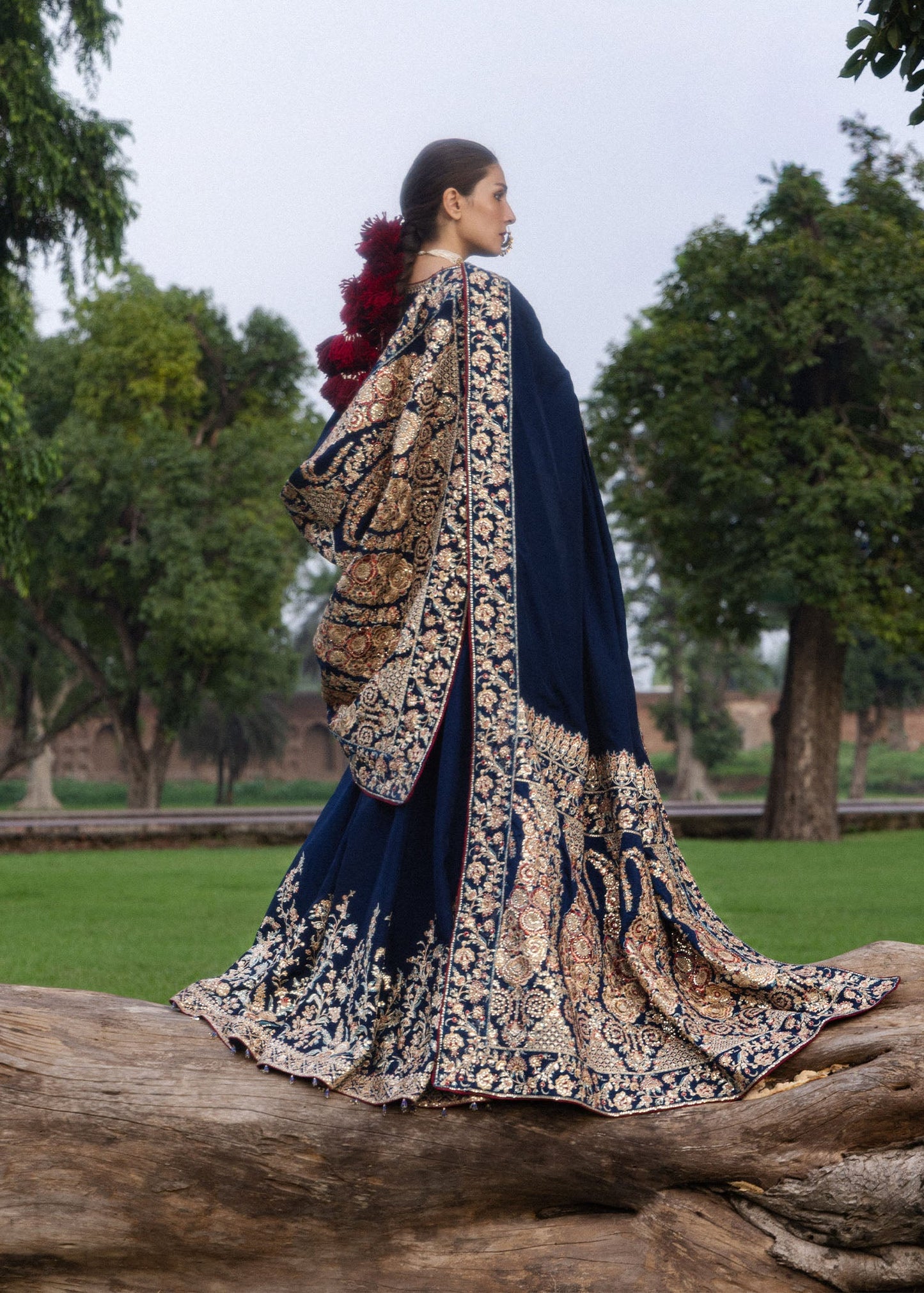 Hussain Rehar Neelum The Doll House Festive Unstitched '26 Pakistani designer outfit look 4