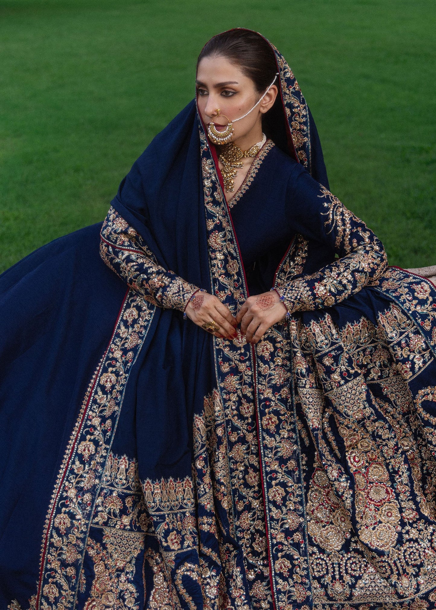 Hussain Rehar Neelum The Doll House Festive Unstitched '26 Pakistani designer outfit look 6