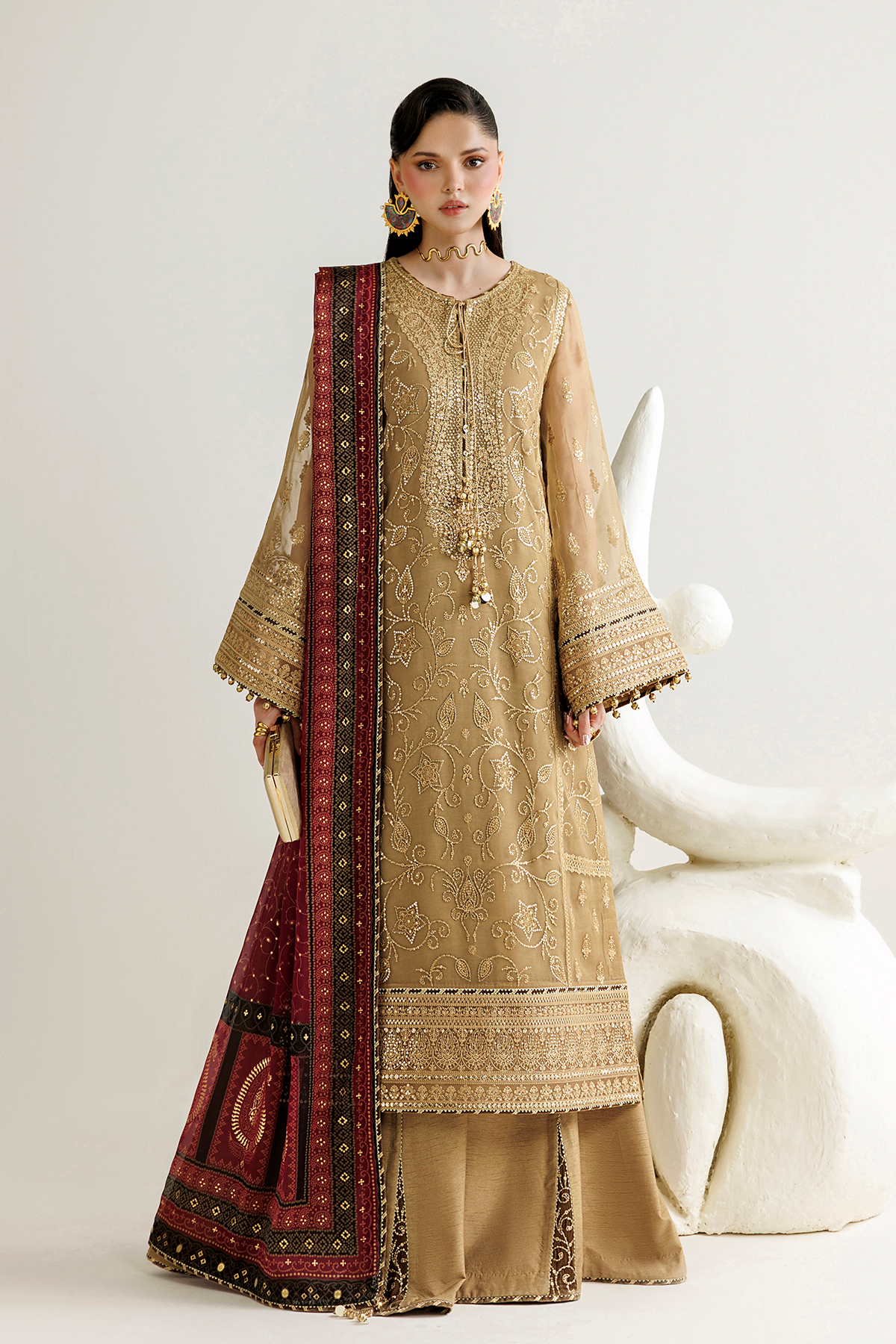 Jazmin EMBROIDERED CHIFFON UC-3136 Mirelle Luxury Formals '26 Pret Pakistani designer outfit look 3