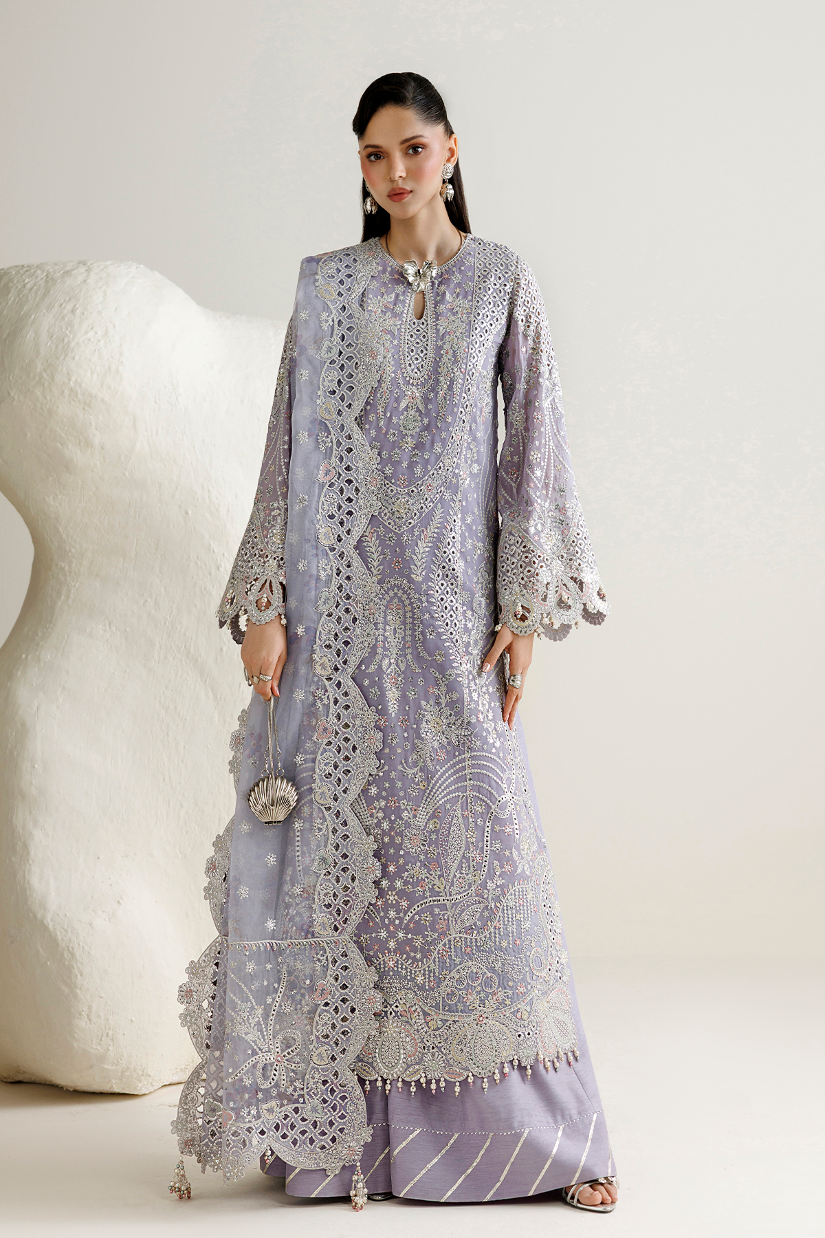 Jazmin EMBROIDERED CHIFFON UC-3145 Mirelle Luxury Formals '26 Pret Pakistani designer outfit look 4