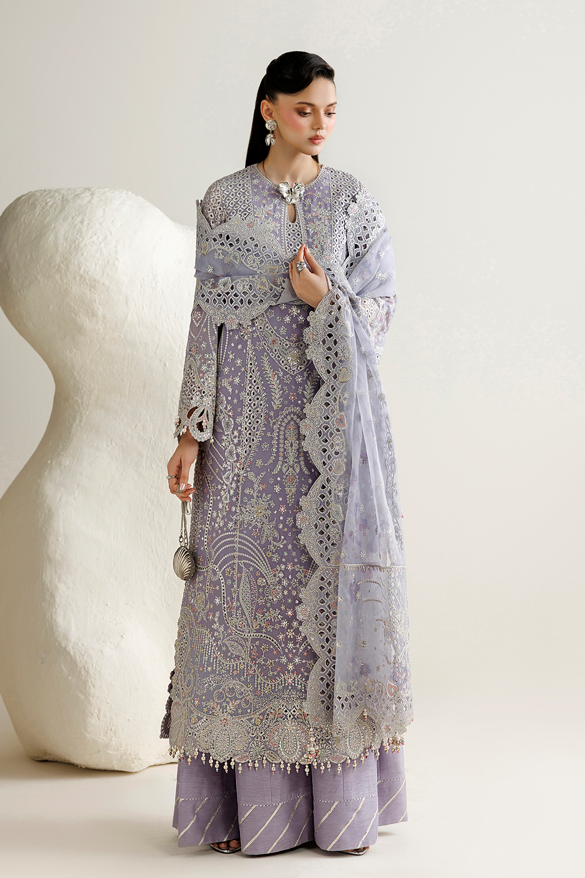 Jazmin EMBROIDERED CHIFFON UC-3145 Mirelle Luxury Formals '26 Pret Pakistani designer outfit look 2