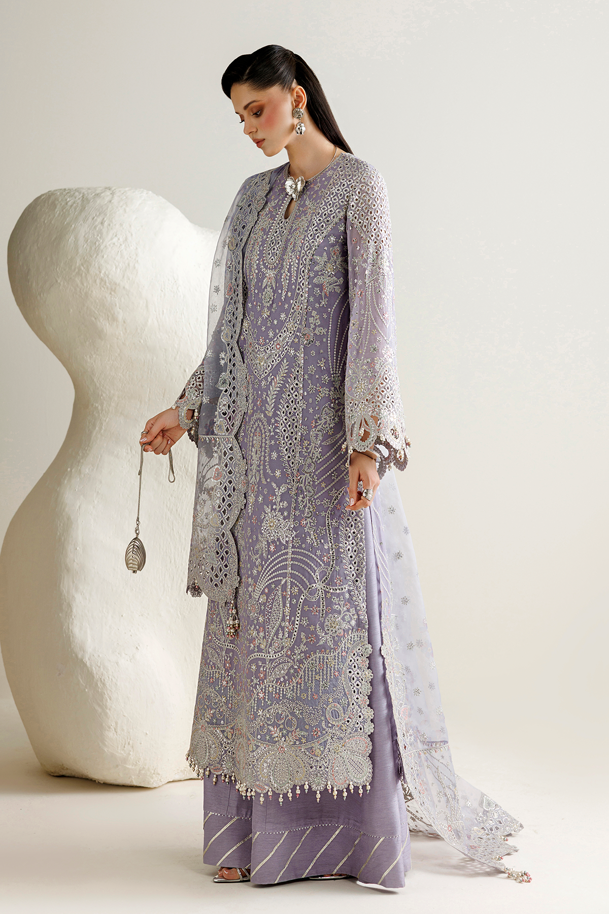 Jazmin EMBROIDERED CHIFFON UC-3145 Mirelle Luxury Formals '26 Pret Pakistani designer outfit look 1
