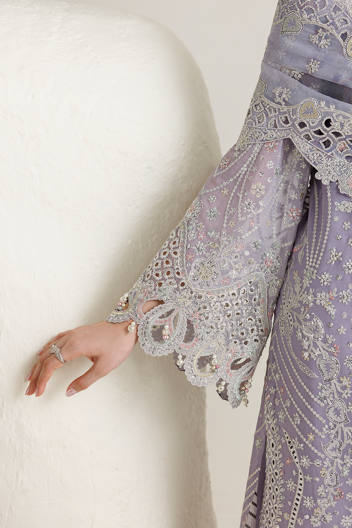 Jazmin EMBROIDERED CHIFFON UC-3145 Mirelle Luxury Formals '26 Pret Pakistani designer outfit look 9