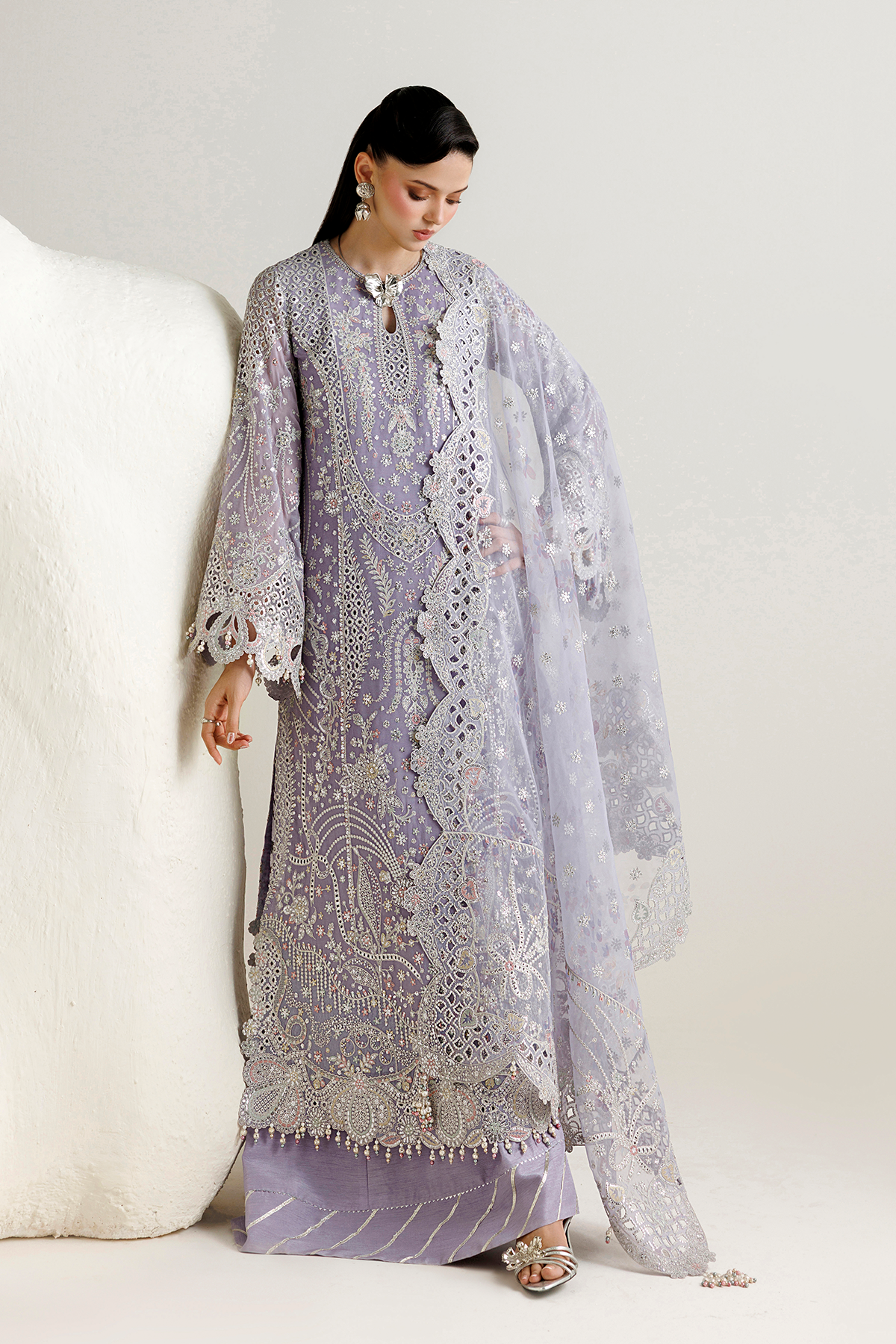 Jazmin EMBROIDERED CHIFFON UC-3145 Mirelle Luxury Formals '26 Pret Pakistani designer outfit look 10