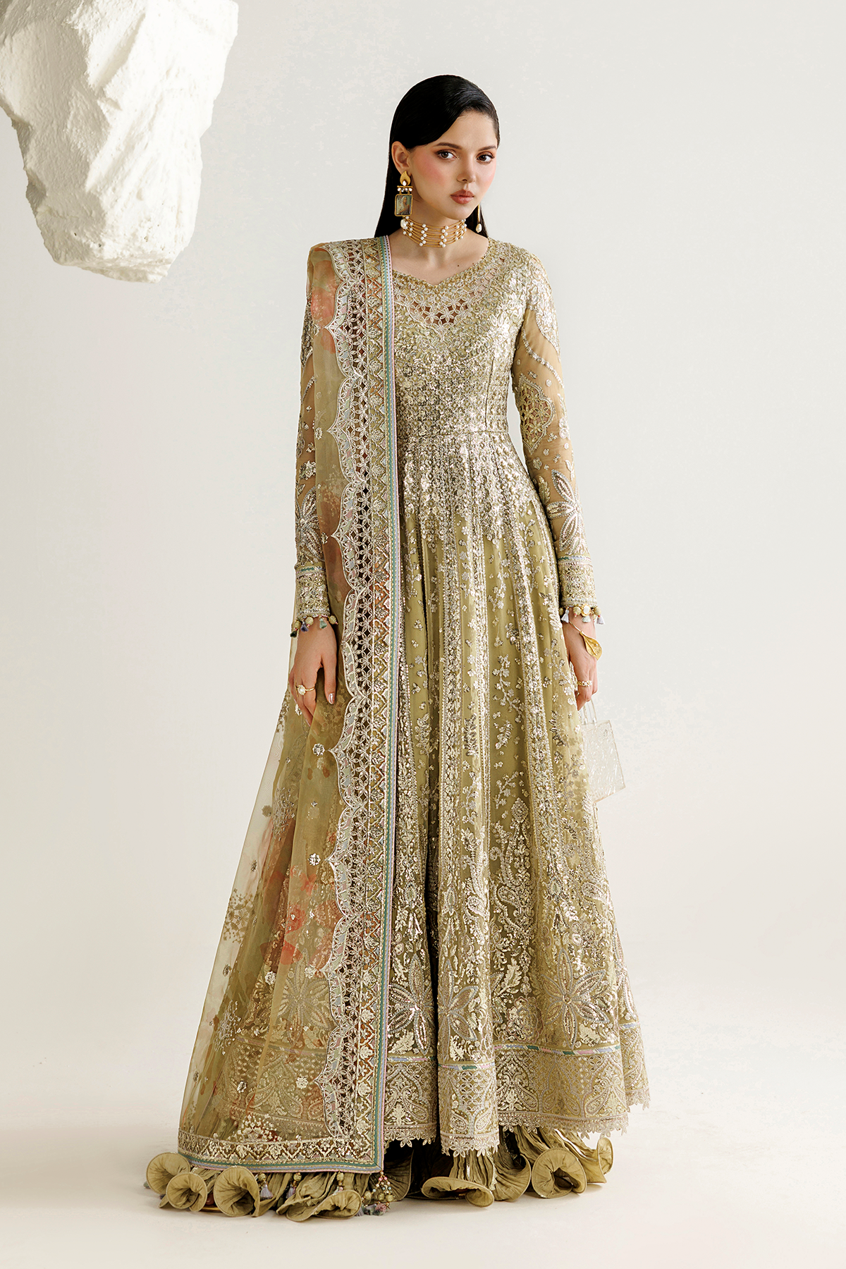Jazmin EMBROIDERED CHIFFON UC-3140 Mirelle Luxury Formals '26 Pret Pakistani designer outfit look 7