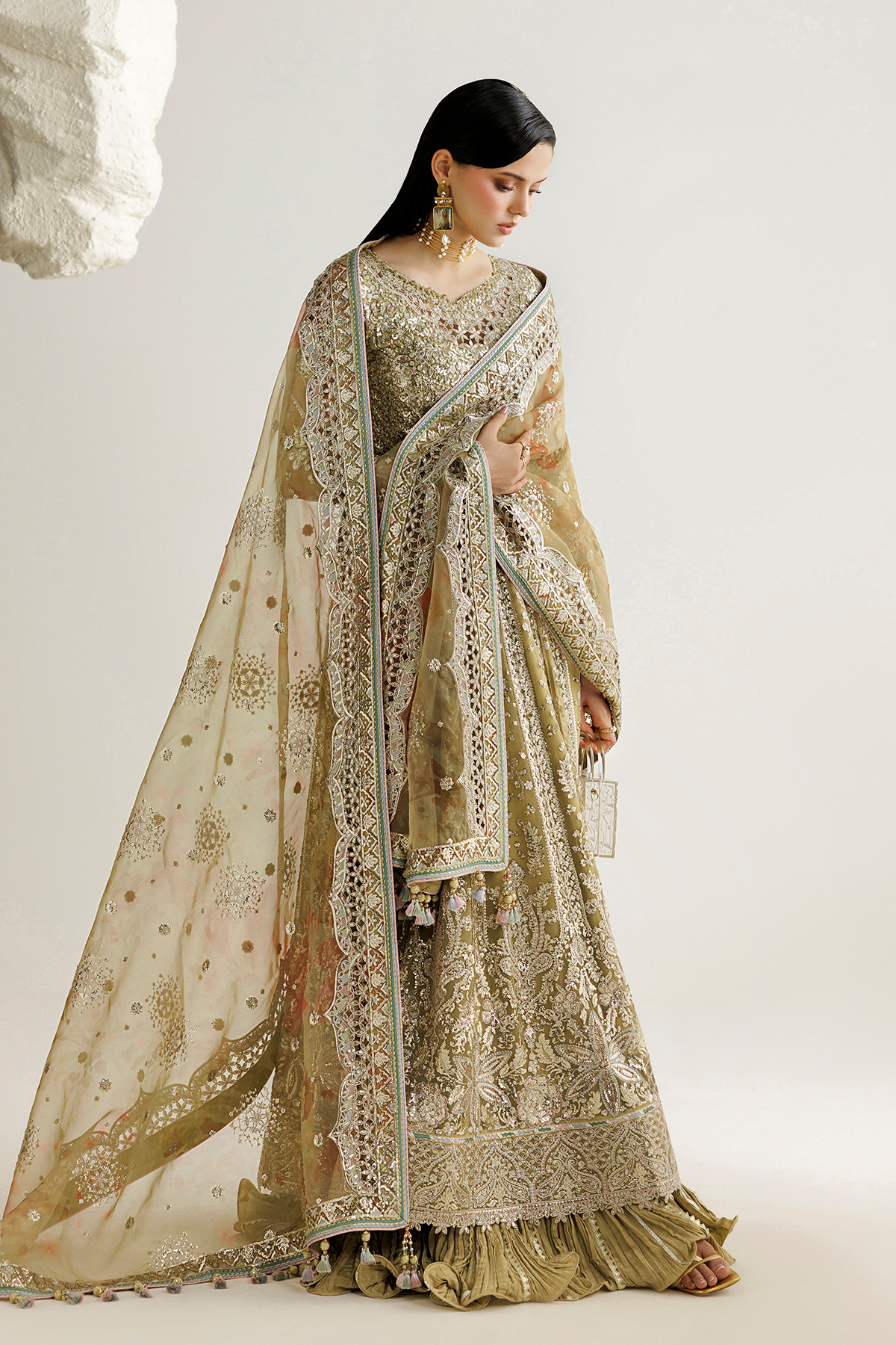 Jazmin EMBROIDERED CHIFFON UC-3140 Mirelle Luxury Formals '26 Pret Pakistani designer outfit look 1