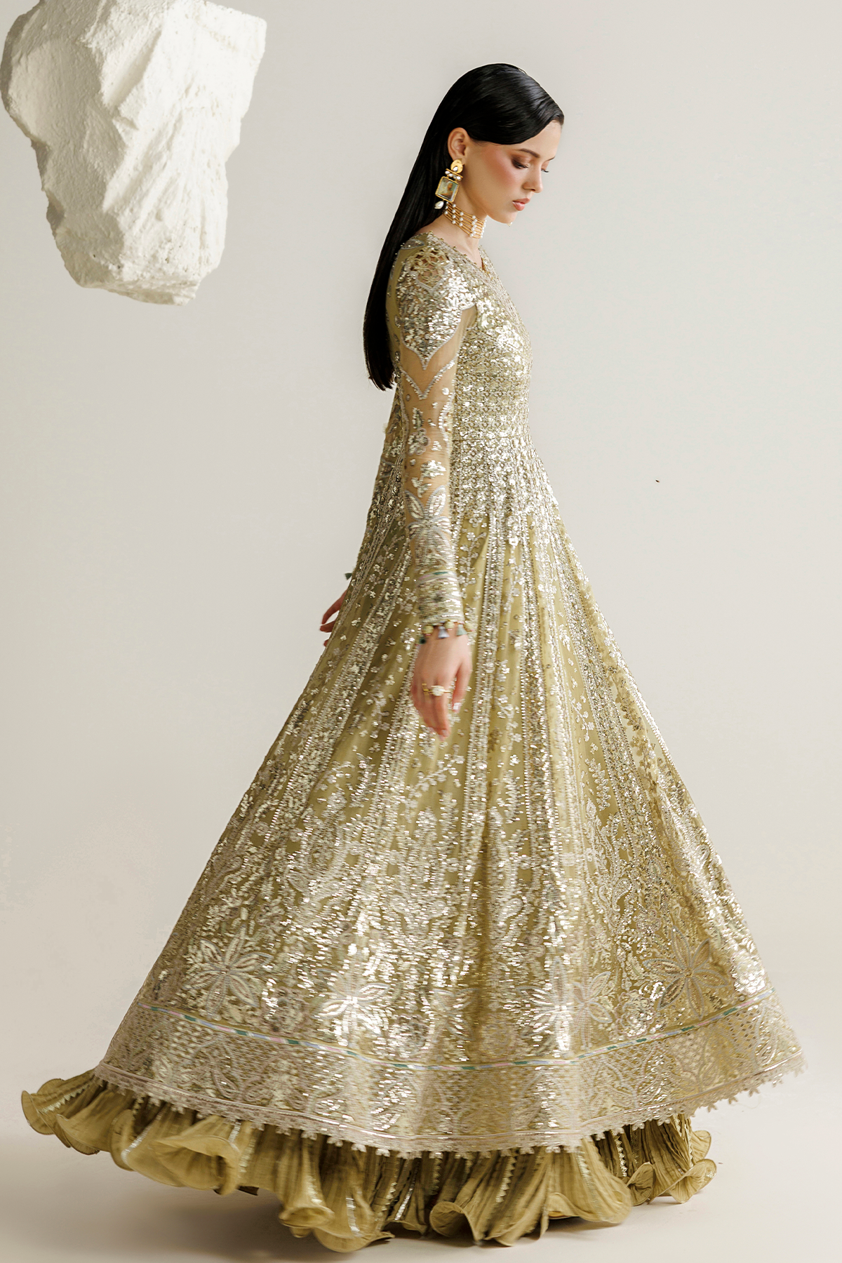Jazmin EMBROIDERED CHIFFON UC-3140 Mirelle Luxury Formals '26 Pret Pakistani designer outfit look 5