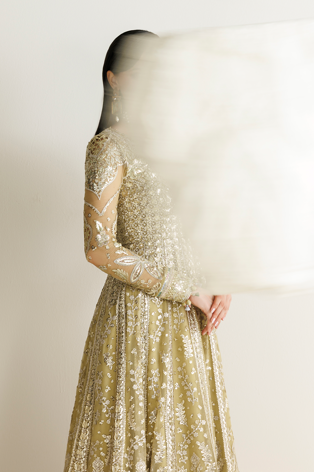 Jazmin EMBROIDERED CHIFFON UC-3140 Mirelle Luxury Formals '26 Pret Pakistani designer outfit look 12