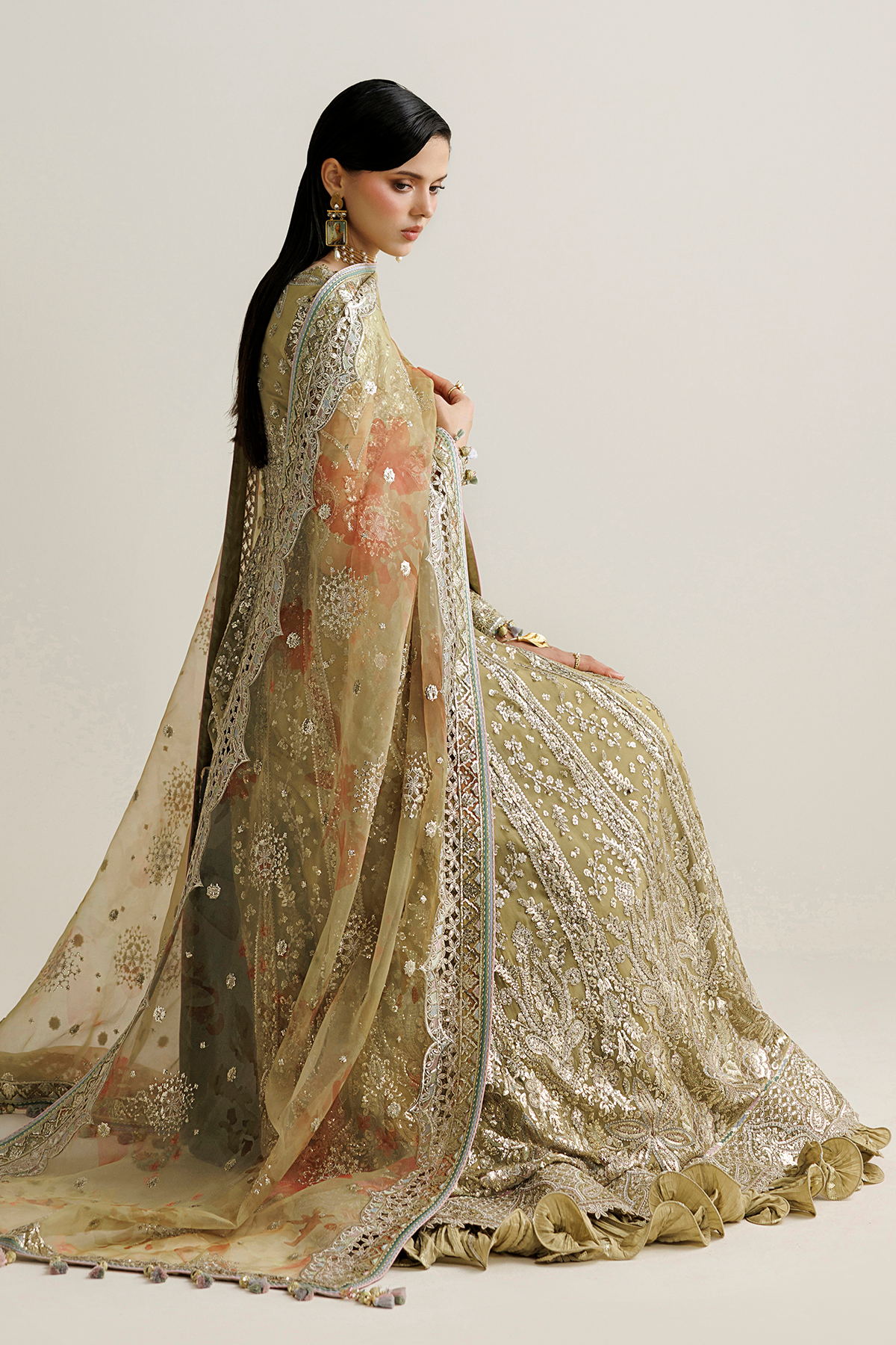 Jazmin EMBROIDERED CHIFFON UC-3140 Mirelle Luxury Formals '26 Pret Pakistani designer outfit look 3