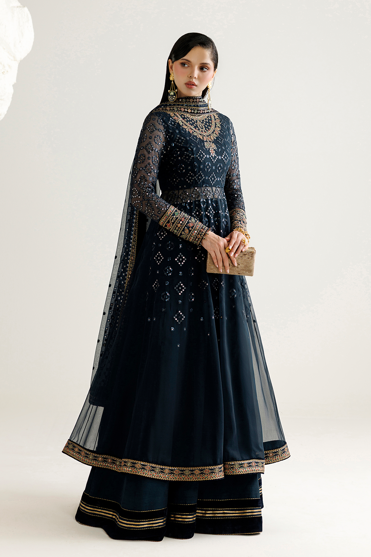 Jazmin EMBROIDERED CHIFFON UC-3144 Mirelle Luxury Formals '26 Pret Pakistani designer outfit look 4