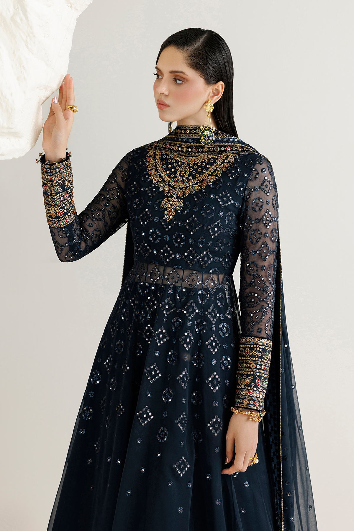 Jazmin EMBROIDERED CHIFFON UC-3144 Mirelle Luxury Formals '26 Pret Pakistani designer outfit look 5