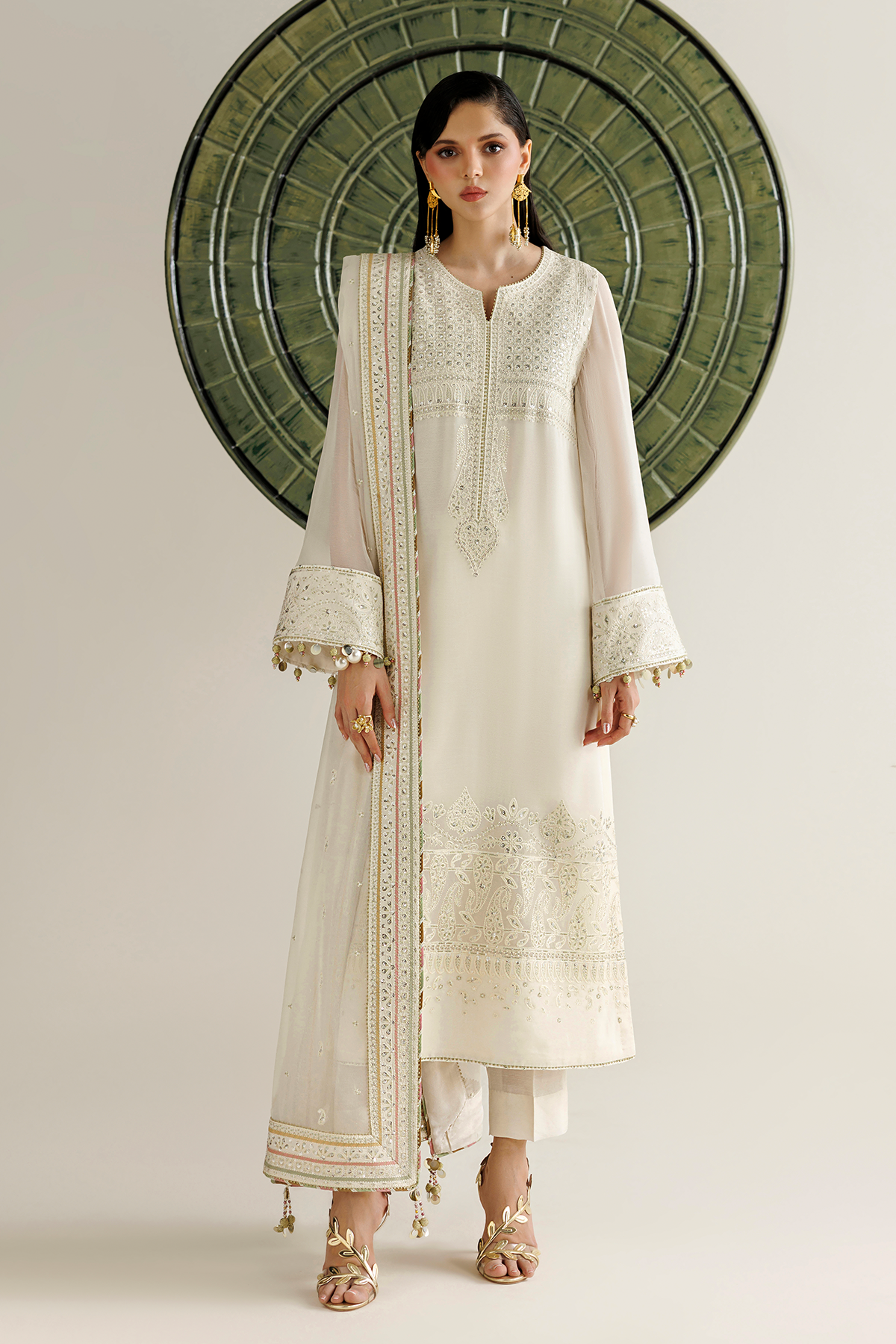 Jazmin EMBROIDERED CHIFFON UC-3135 Mirelle Luxury Formals '26 Pret Pakistani designer outfit look 6