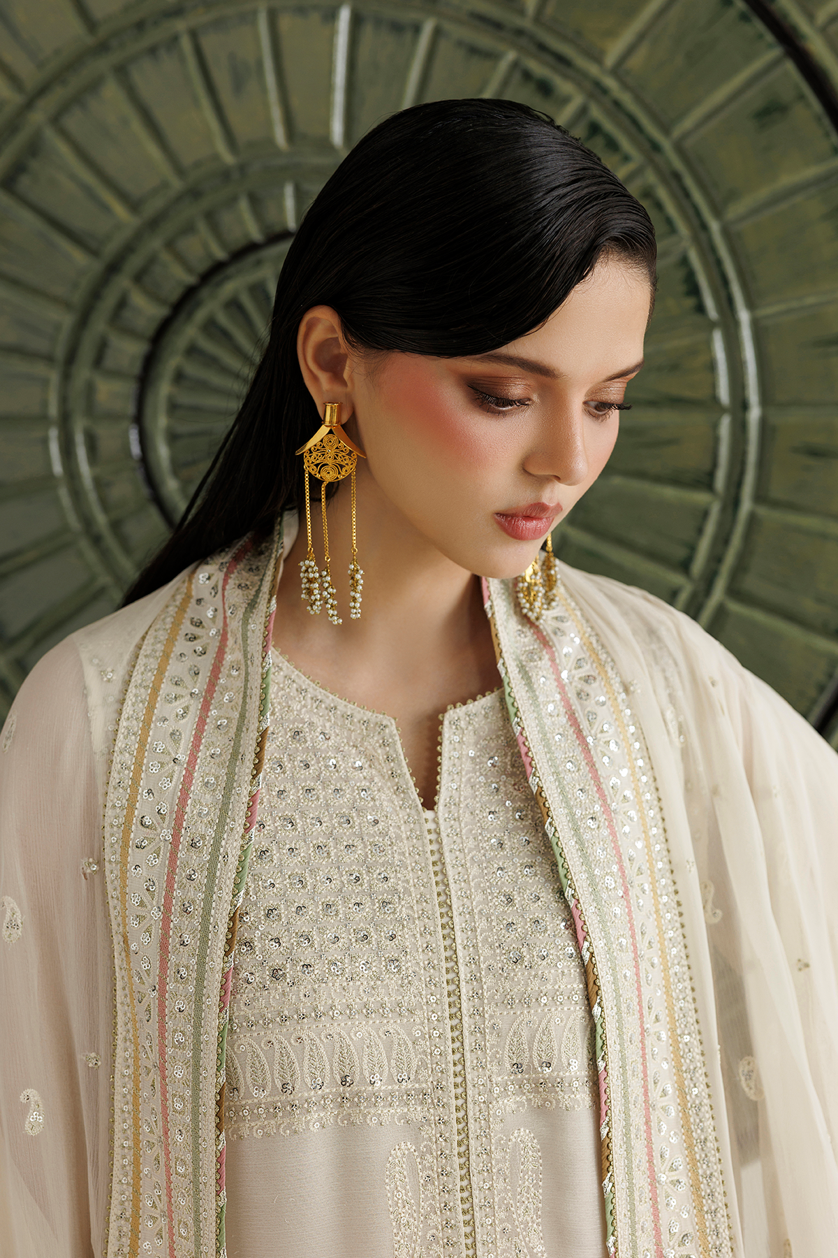 Jazmin EMBROIDERED CHIFFON UC-3135 Mirelle Luxury Formals '26 Pret Pakistani designer outfit look 7