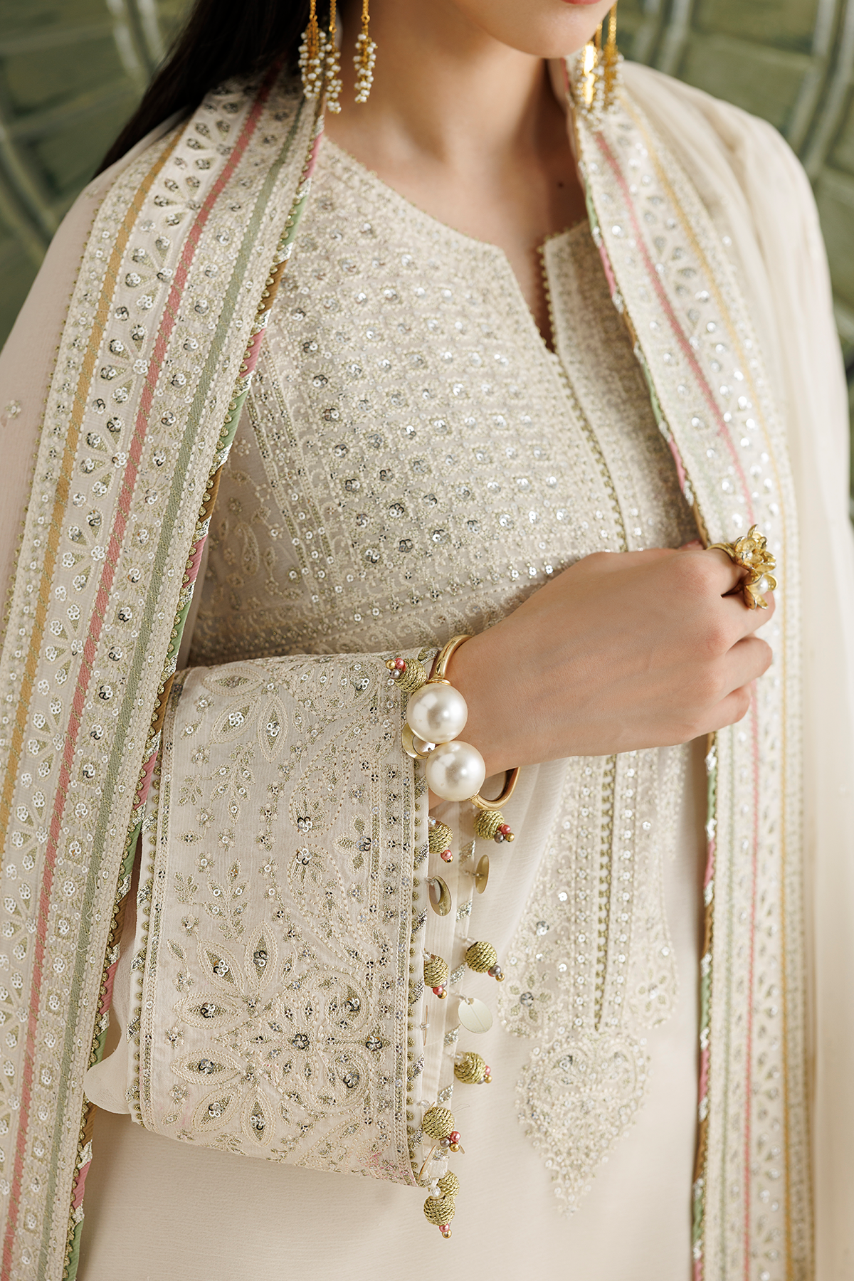 Jazmin EMBROIDERED CHIFFON UC-3135 Mirelle Luxury Formals '26 Pret Pakistani designer outfit look 9