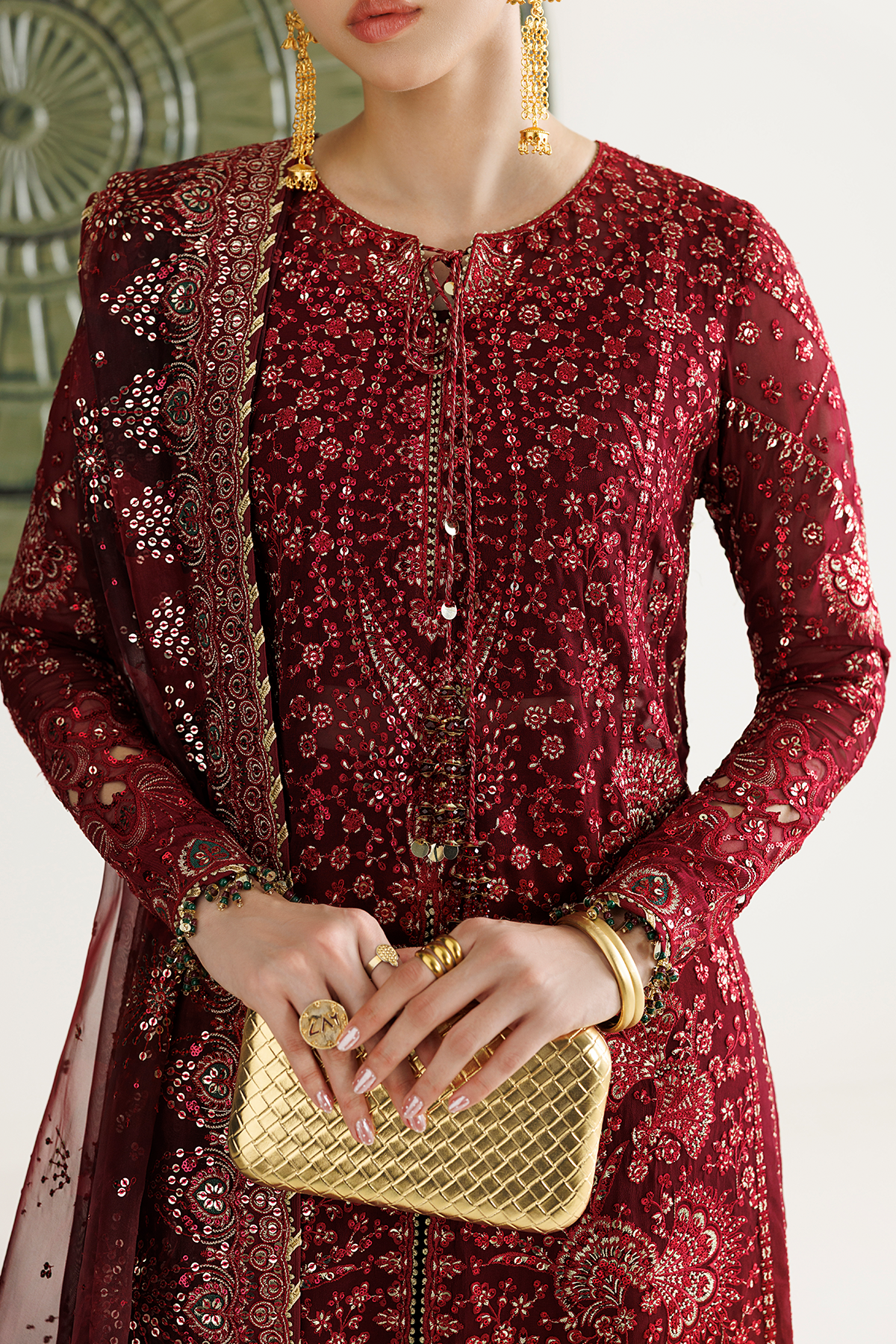 Jazmin EMBROIDERED CHIFFON UC-3143 Mirelle Luxury Formals '26 Pret Pakistani designer outfit look 13