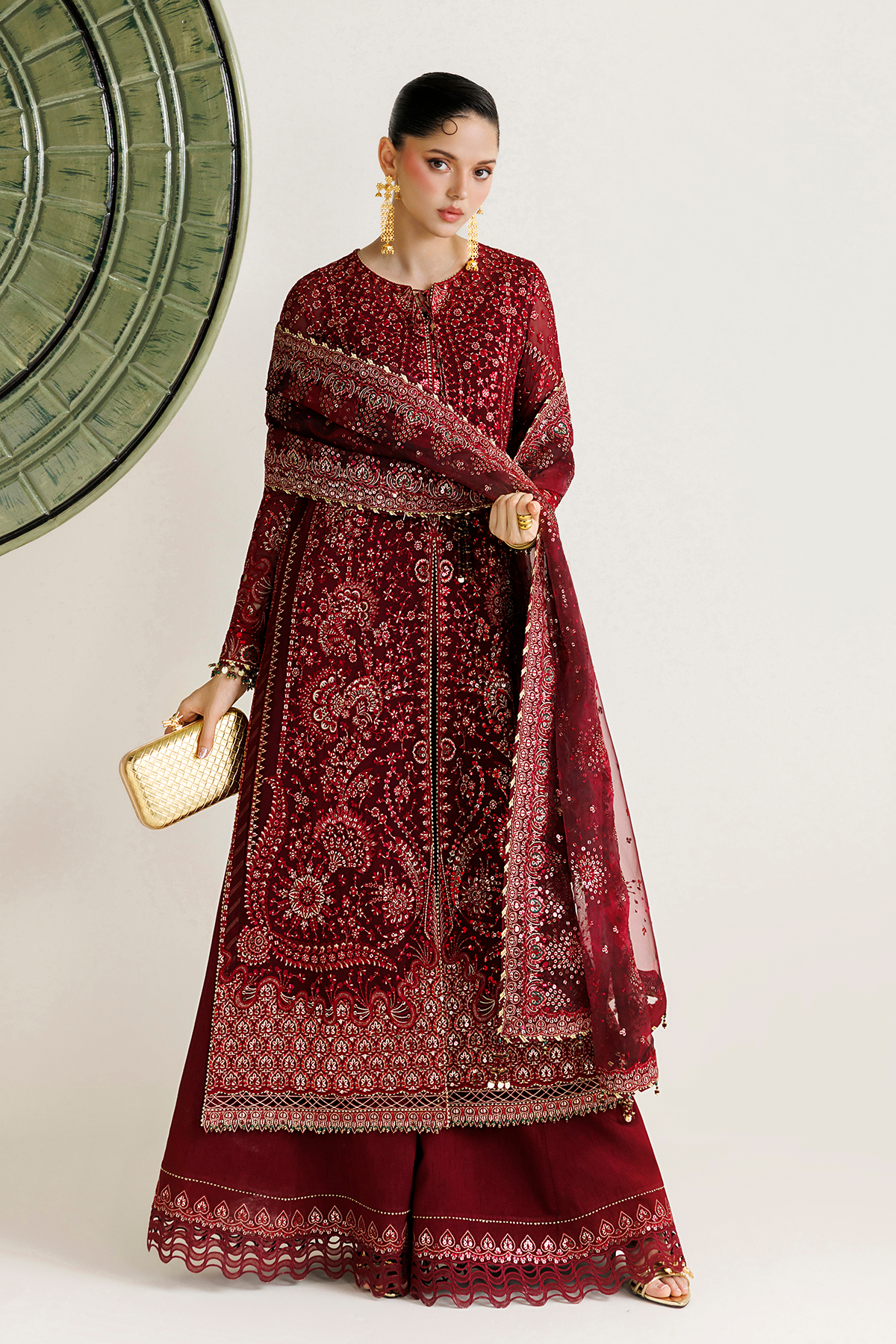 Jazmin EMBROIDERED CHIFFON UC-3143 Mirelle Luxury Formals '26 Pret Pakistani designer outfit look 1