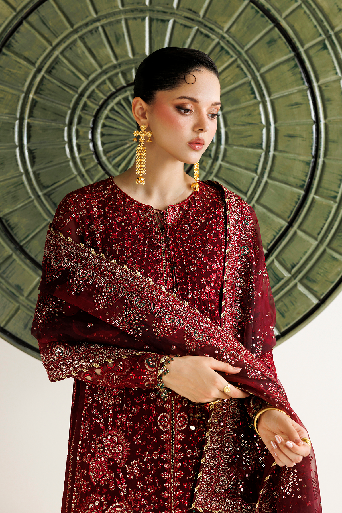 Jazmin EMBROIDERED CHIFFON UC-3143 Mirelle Luxury Formals '26 Pret Pakistani designer outfit look 16