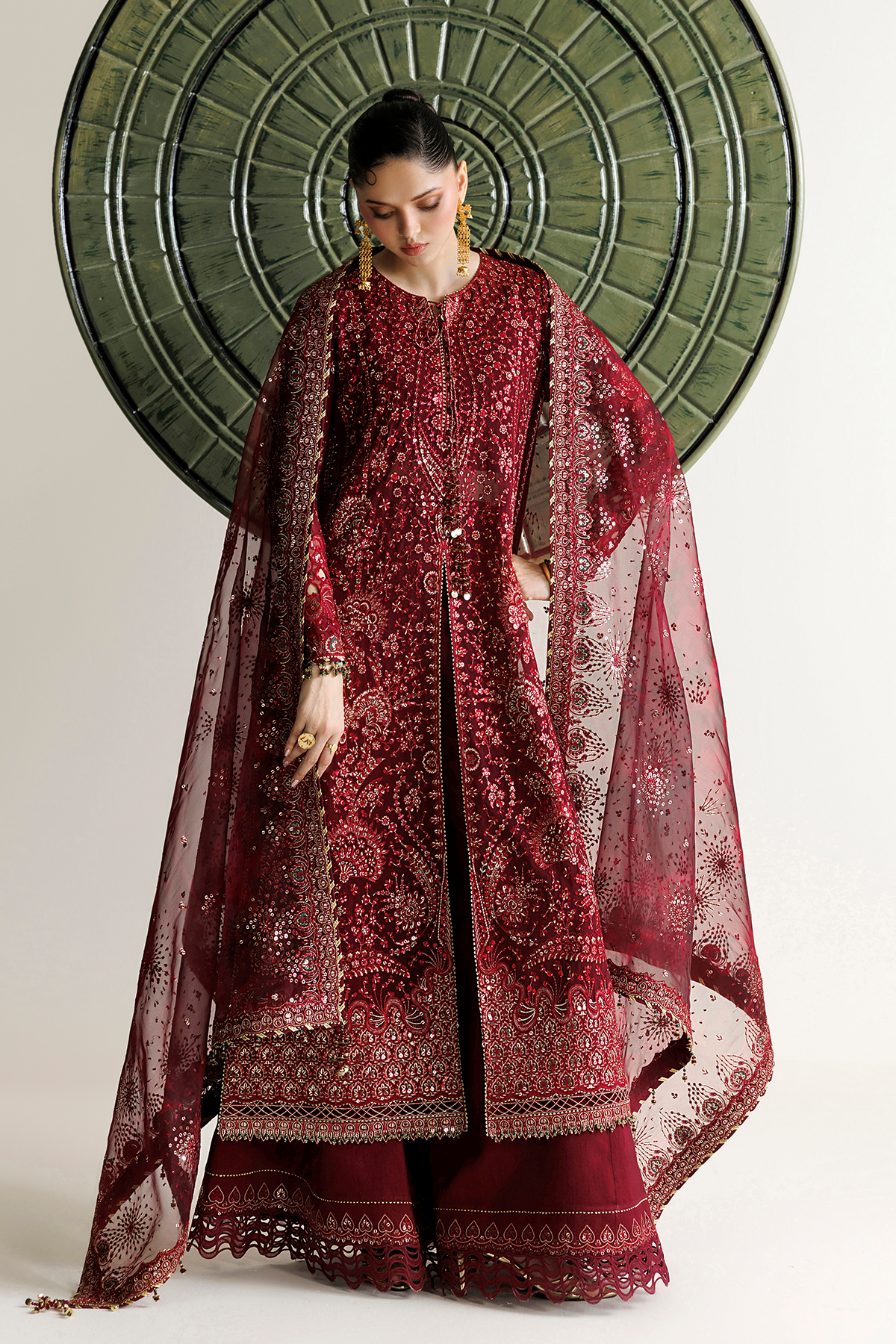 Jazmin EMBROIDERED CHIFFON UC-3143 Mirelle Luxury Formals '26 Pret Pakistani designer outfit look 2