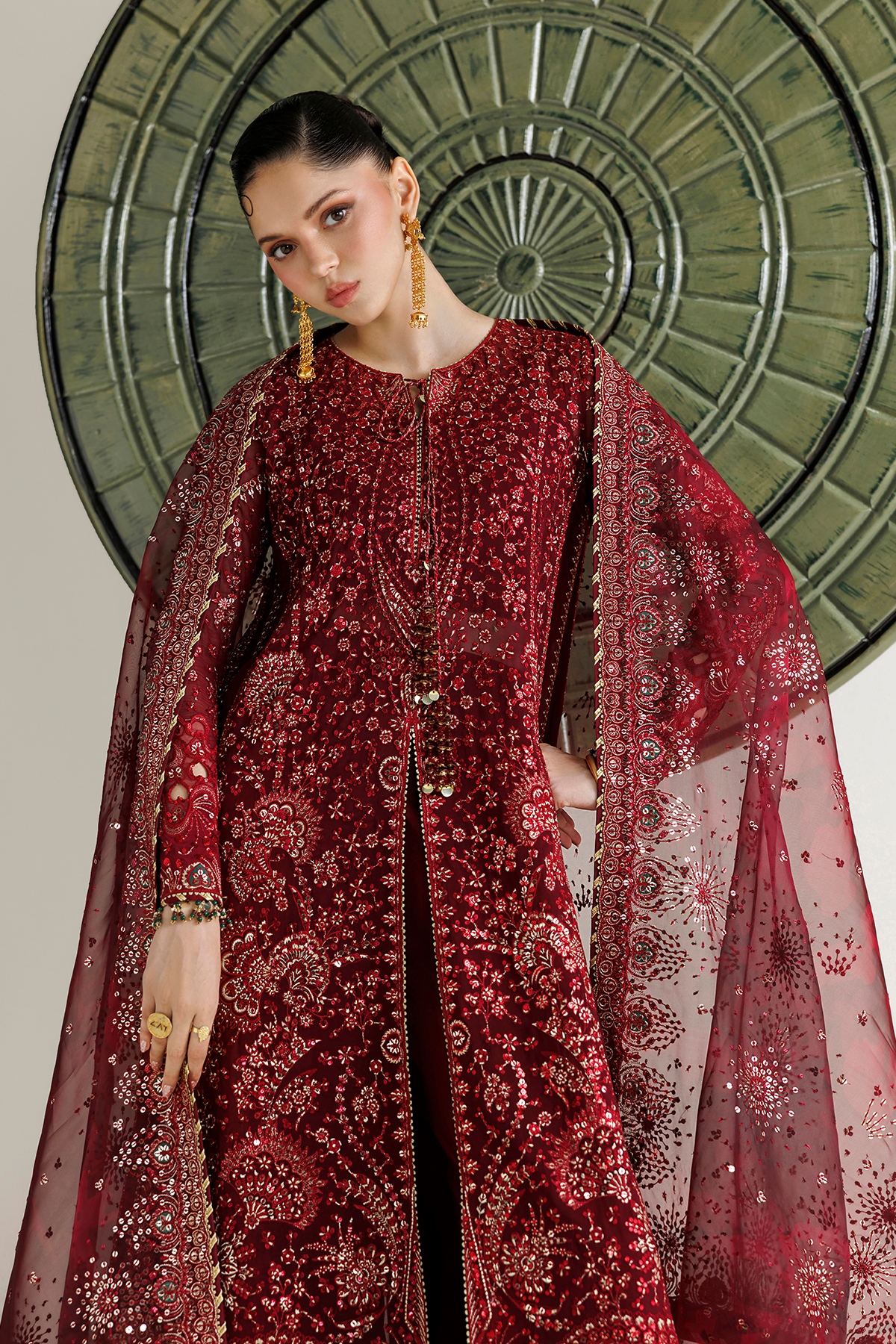 Jazmin EMBROIDERED CHIFFON UC-3143 Mirelle Luxury Formals '26 Pret Pakistani designer outfit look 17