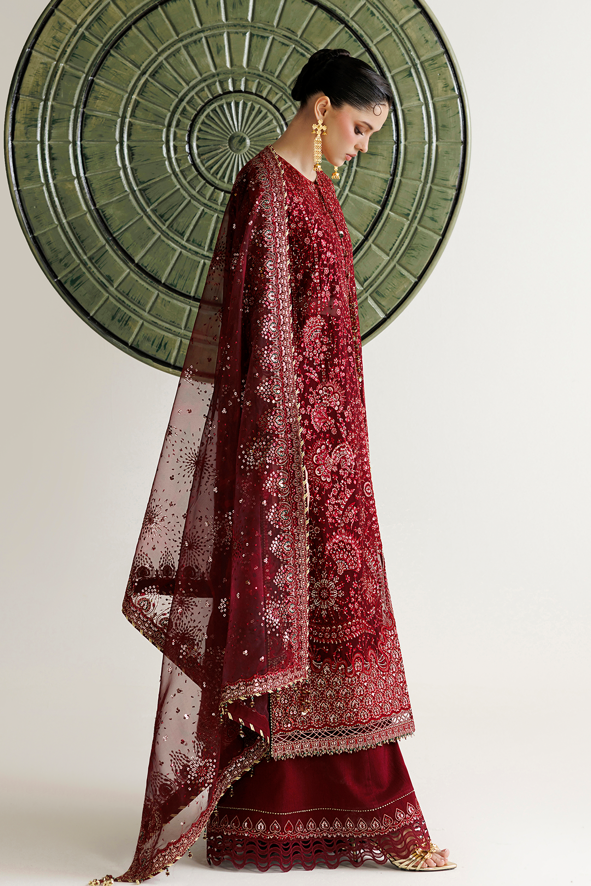 Jazmin EMBROIDERED CHIFFON UC-3143 Mirelle Luxury Formals '26 Pret Pakistani designer outfit look 9