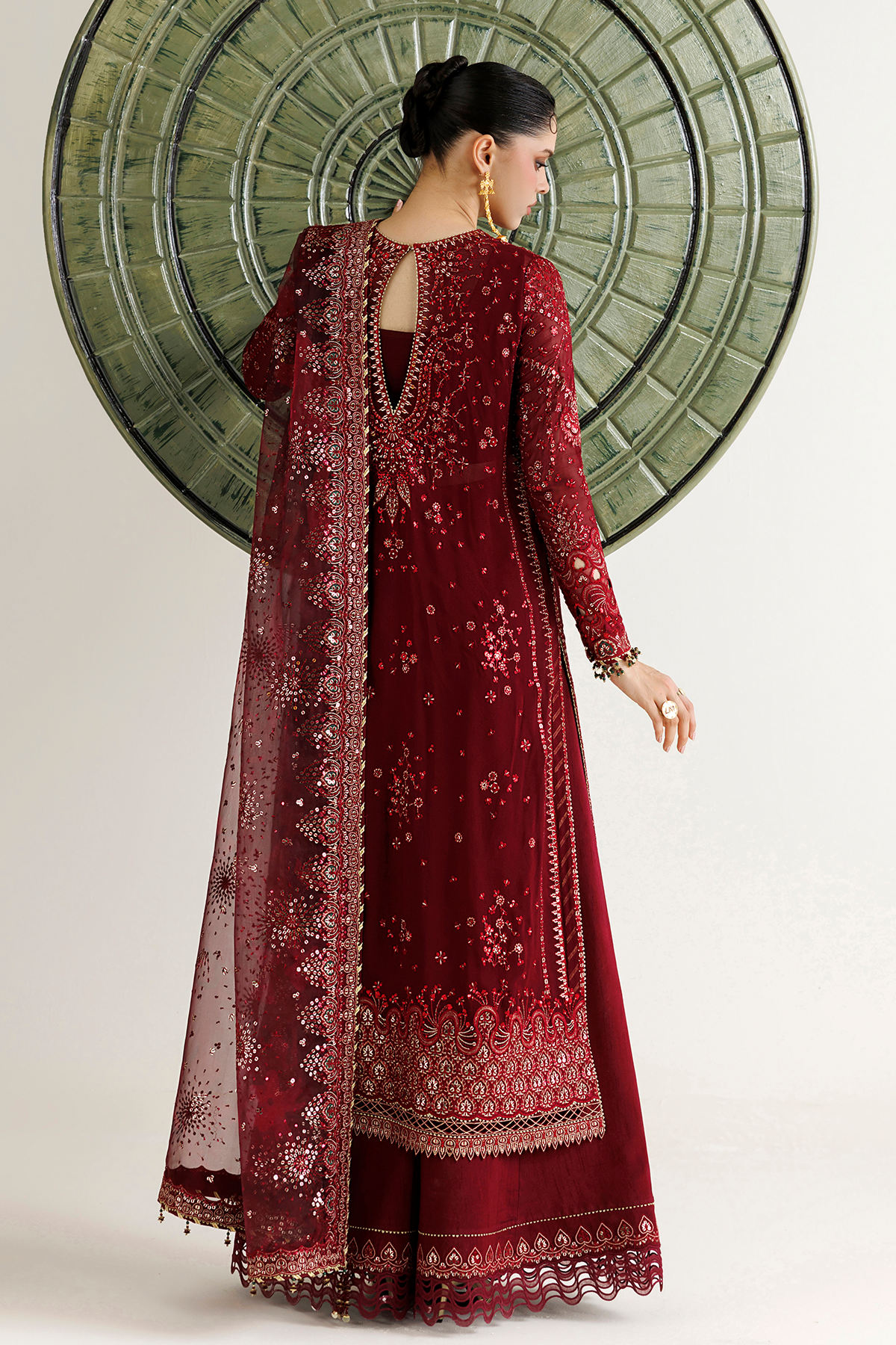 Jazmin EMBROIDERED CHIFFON UC-3143 Mirelle Luxury Formals '26 Pret Pakistani designer outfit look 5