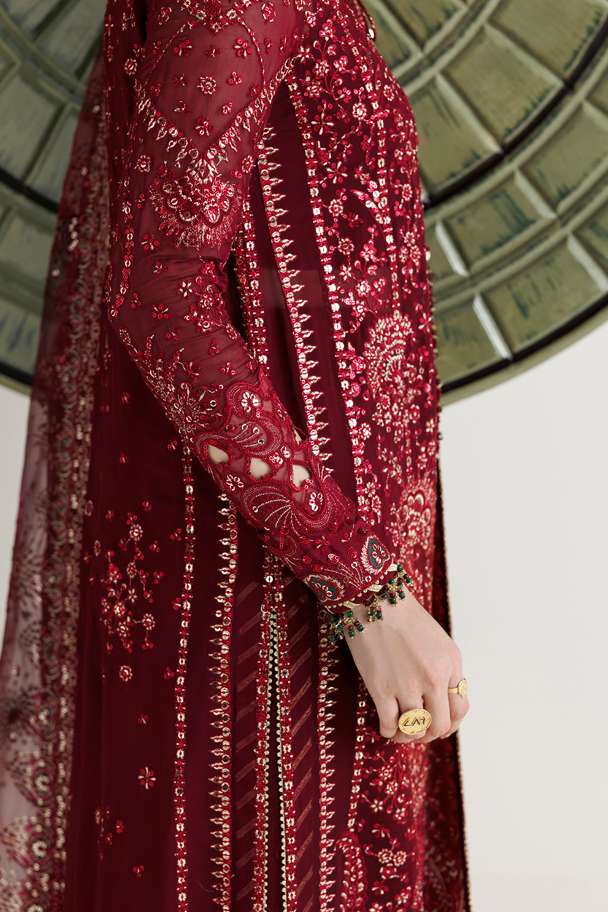 Jazmin EMBROIDERED CHIFFON UC-3143 Mirelle Luxury Formals '26 Pret Pakistani designer outfit look 11
