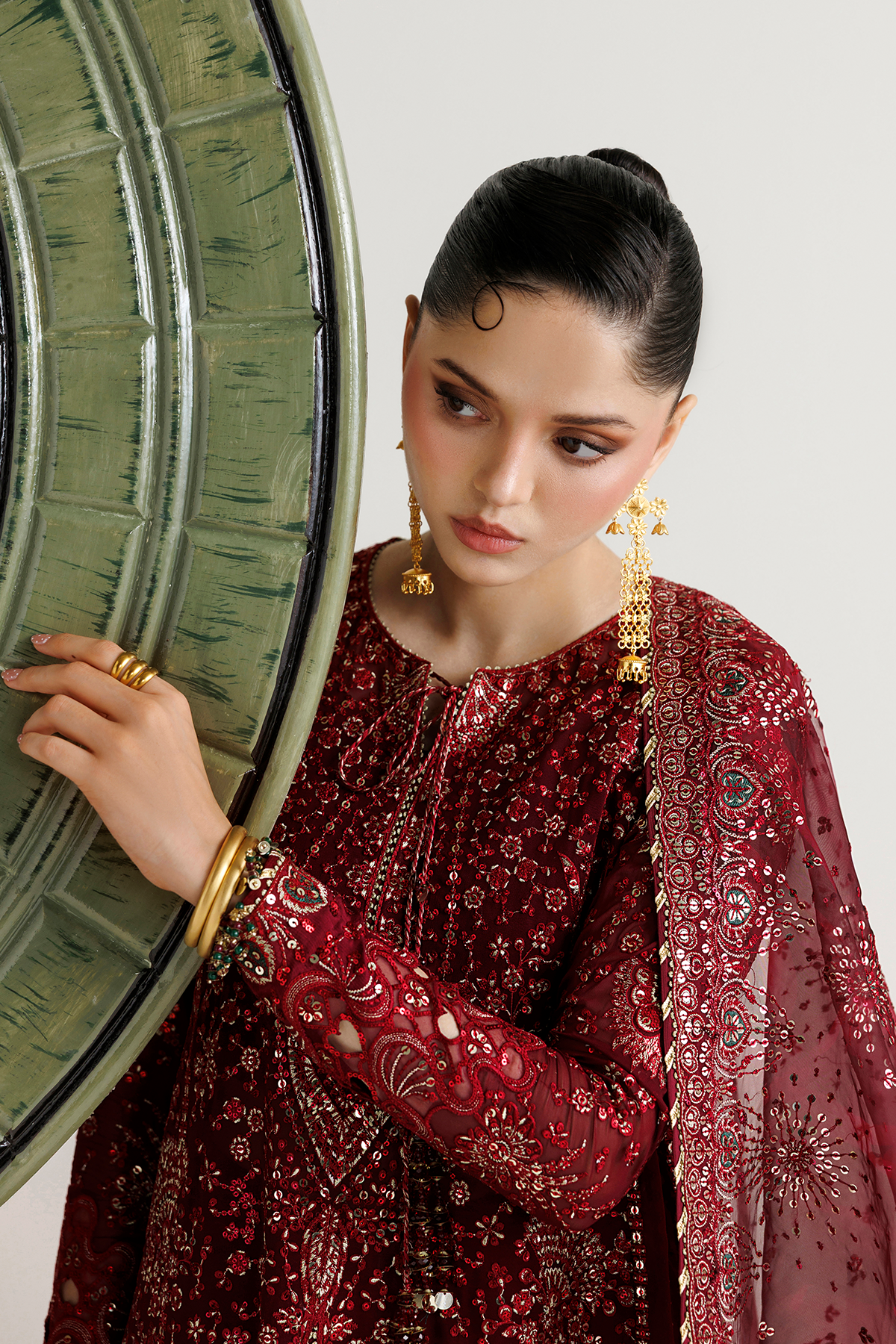 Jazmin EMBROIDERED CHIFFON UC-3143 Mirelle Luxury Formals '26 Pret Pakistani designer outfit look 12
