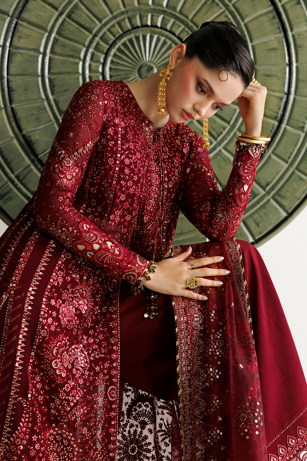 Jazmin EMBROIDERED CHIFFON UC-3143 Mirelle Luxury Formals '26 Pret Pakistani designer outfit look 3