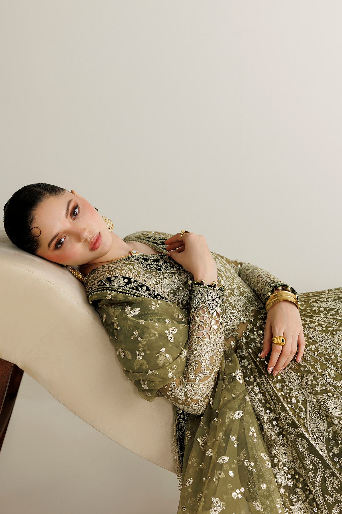 Jazmin EMBROIDERED CHIFFON UC-3141 Mirelle Luxury Formals '26 Pret Pakistani designer outfit look 8