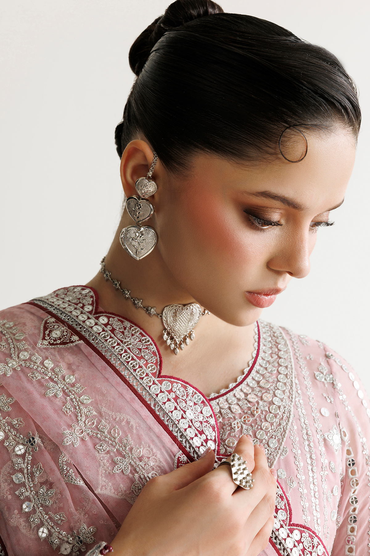 Jazmin EMBROIDERED CHIFFON UC-3142 Mirelle Luxury Formals '26 Pret Pakistani designer outfit look 11