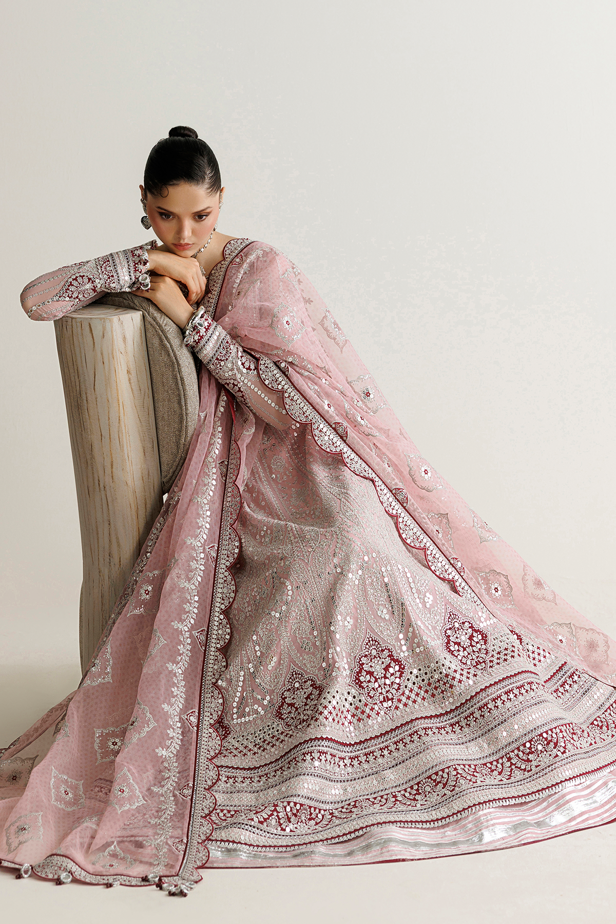 Jazmin EMBROIDERED CHIFFON UC-3142 Mirelle Luxury Formals '26 Pret Pakistani designer outfit look 2