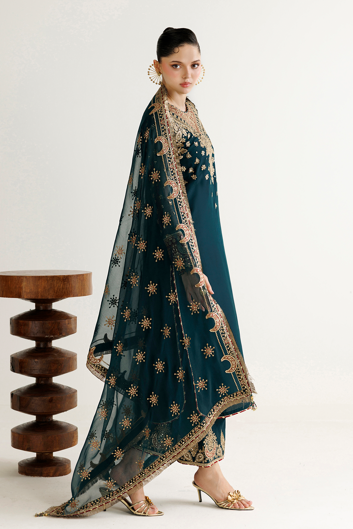 Jazmin EMBROIDERED CHIFFON UC-3139 Mirelle Luxury Formals '26 Pret Pakistani designer outfit look 2