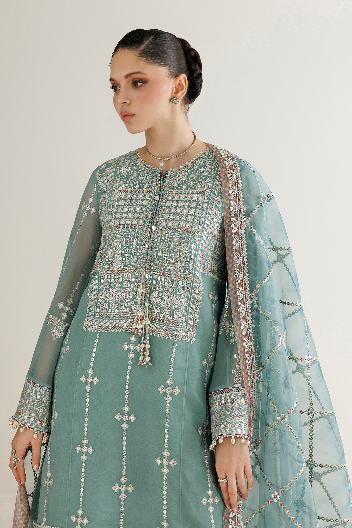 Jazmin EMBROIDERED CHIFFON UC-3138 Mirelle Luxury Formals '26 Pret Pakistani designer outfit look 3