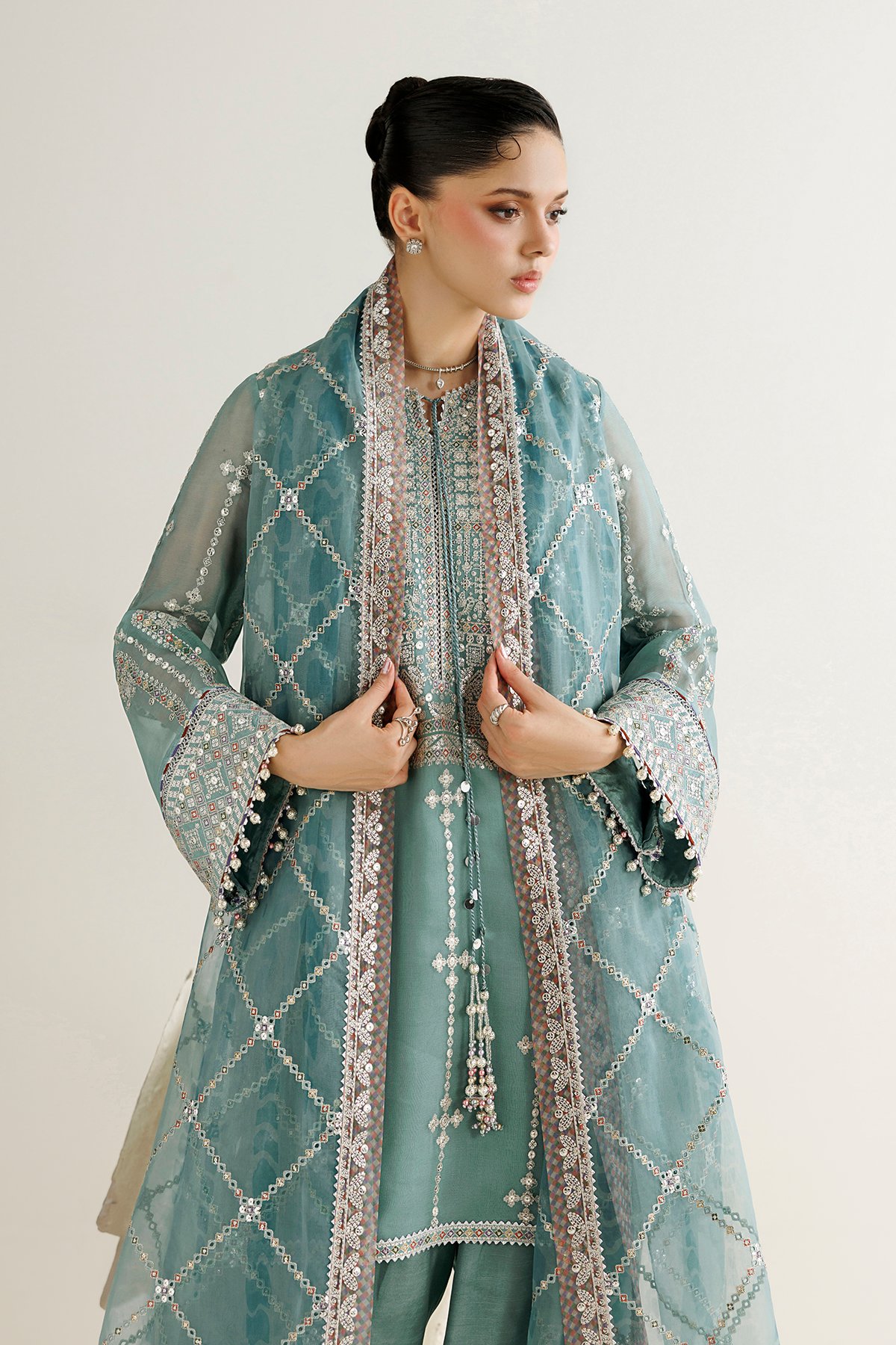 Jazmin EMBROIDERED CHIFFON UC-3138 Mirelle Luxury Formals '26 Pret Pakistani designer outfit look 8