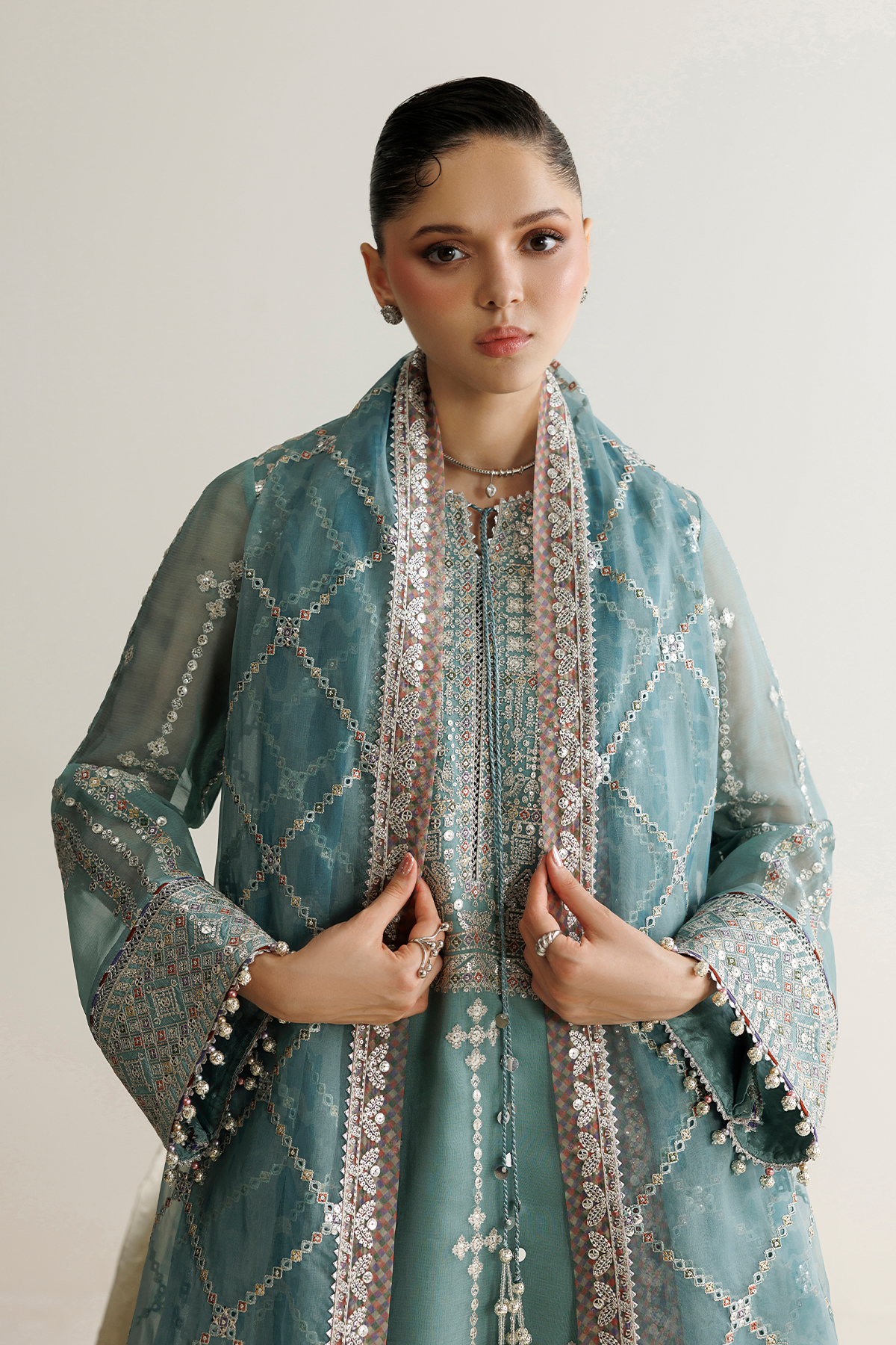 Jazmin EMBROIDERED CHIFFON UC-3138 Mirelle Luxury Formals '26 Pret Pakistani designer outfit look 9