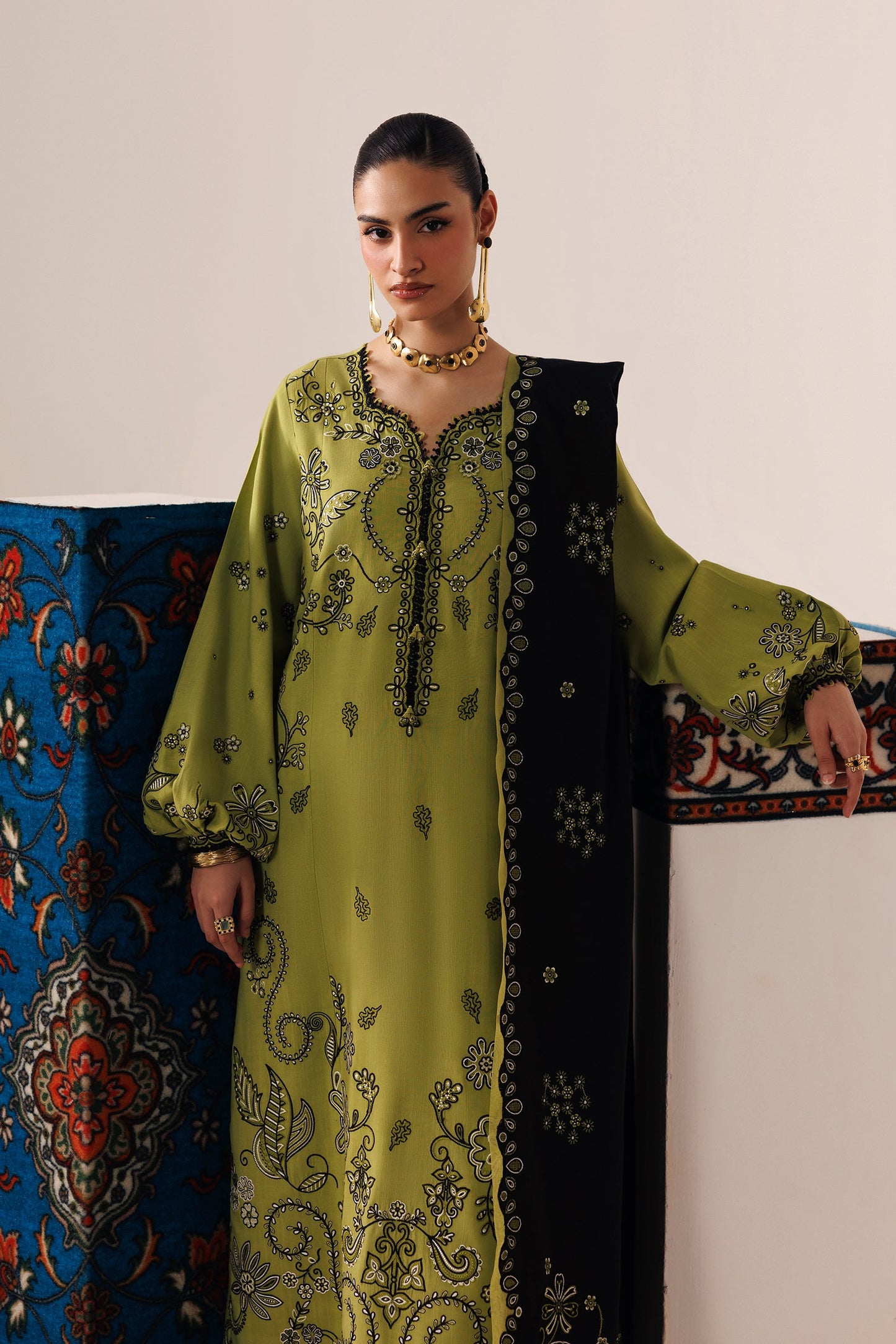 Qalamkar Qlw-01 Amarah Qalamkar | Qline Linen '26 Pret image 2