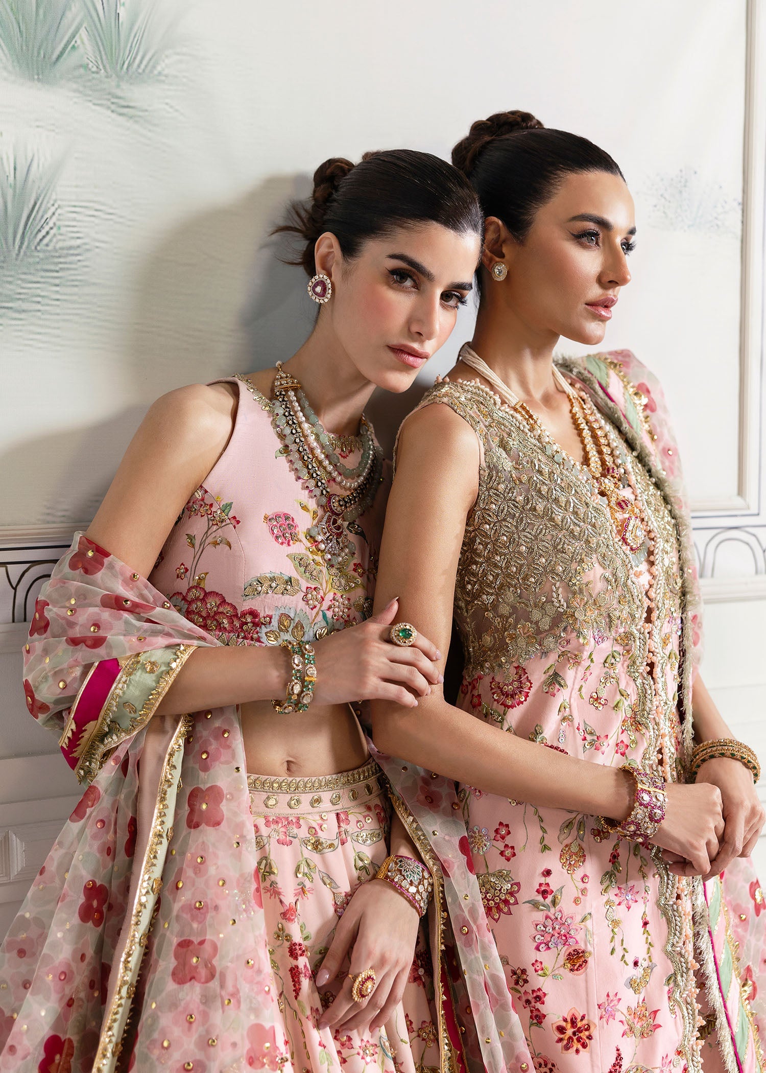 pink chinoiserie dress Priya Maxi Dress