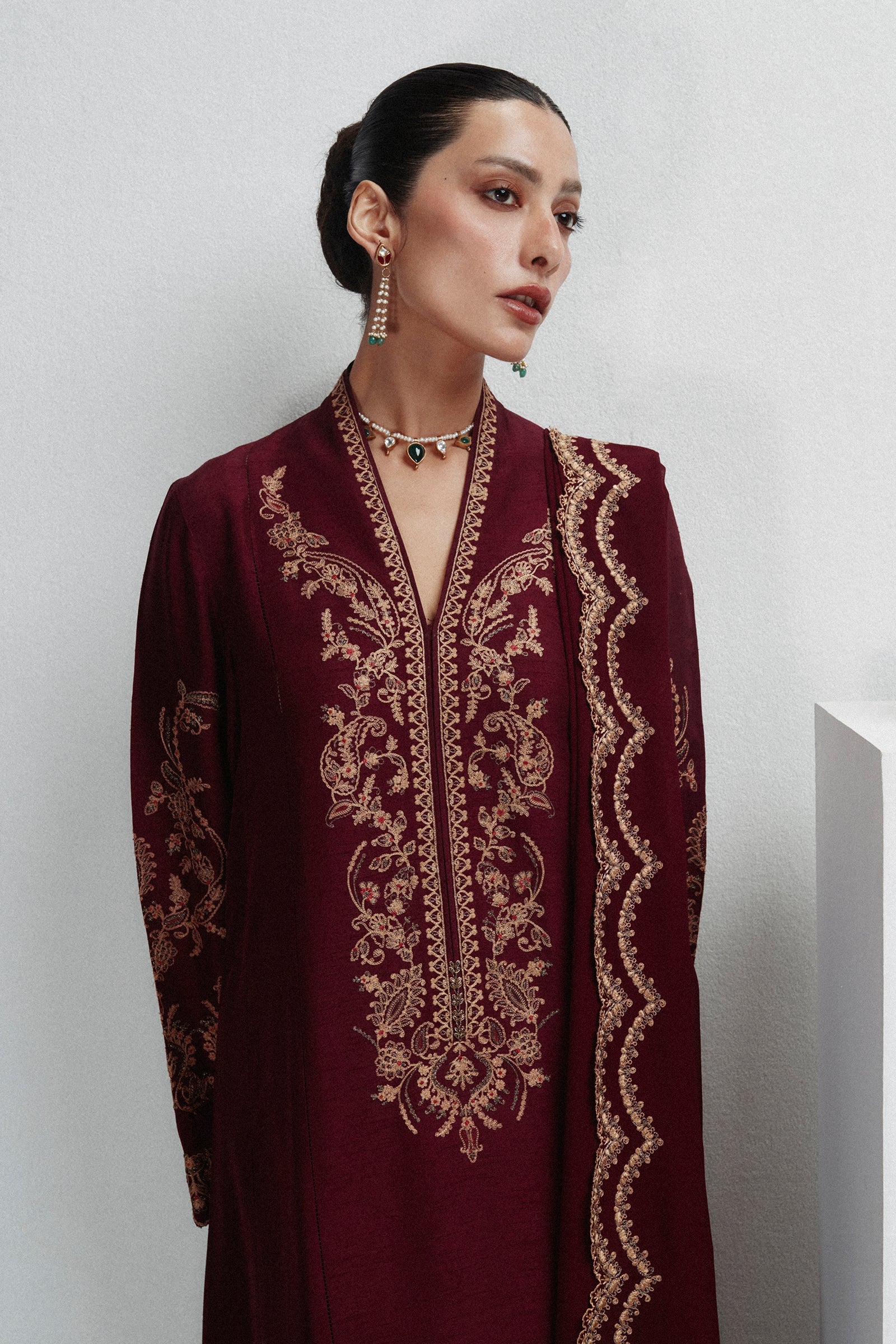 Zara Shahjahan Caravaggio Winter Festive 2026 Pret Pakistani designer outfit look 2